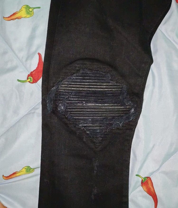 Amiri Amiri mx1 black patchwork jeans 2412-Nextarrow Size US 31 - 3 Thumbnail