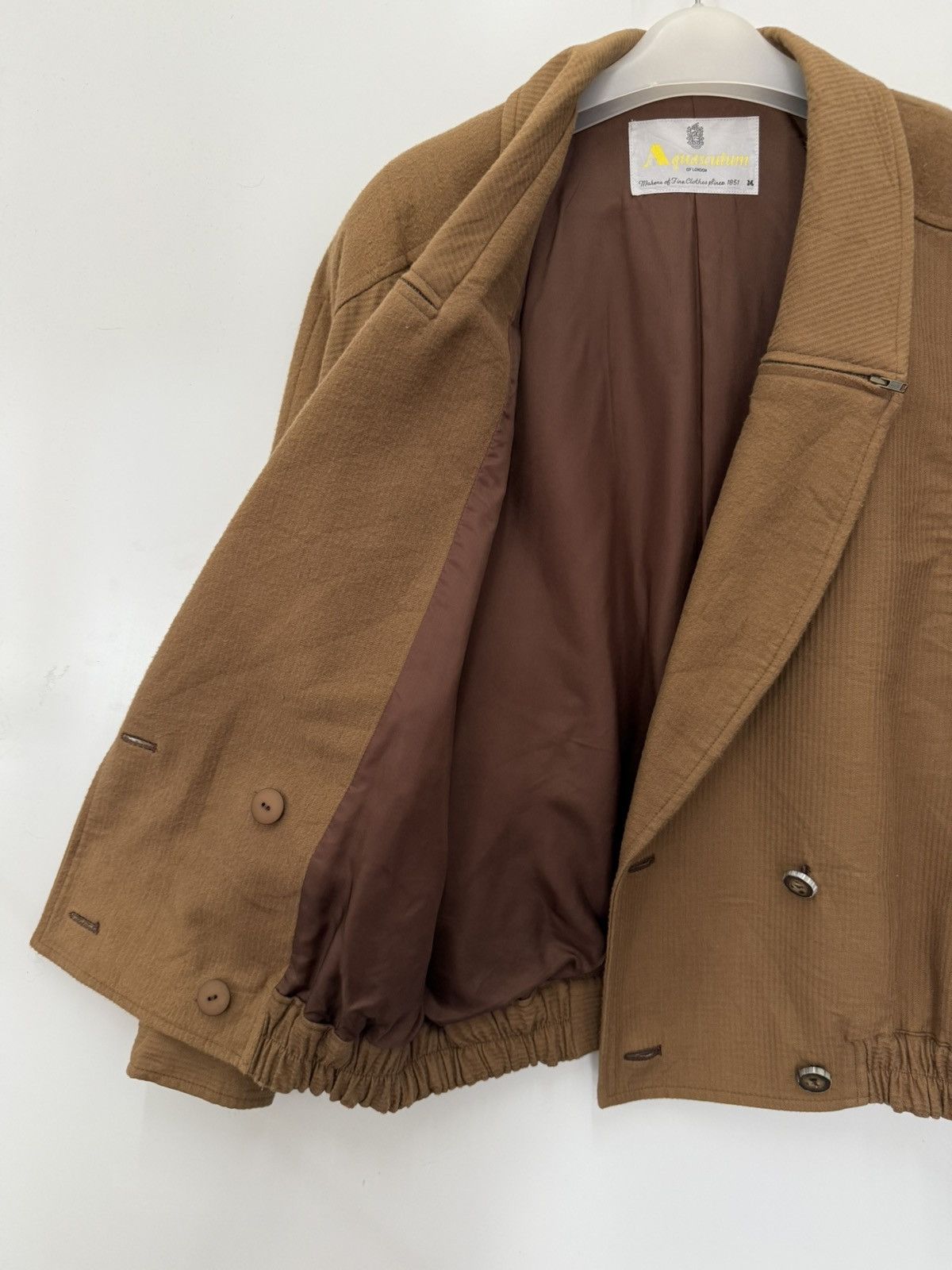 Aquascutum 🔥 AQUASCUTUM CORDUROY PARACHUTE BOMBER JACKET - M Size M / US 6-8 / IT 42-44 - 9 Thumbnail