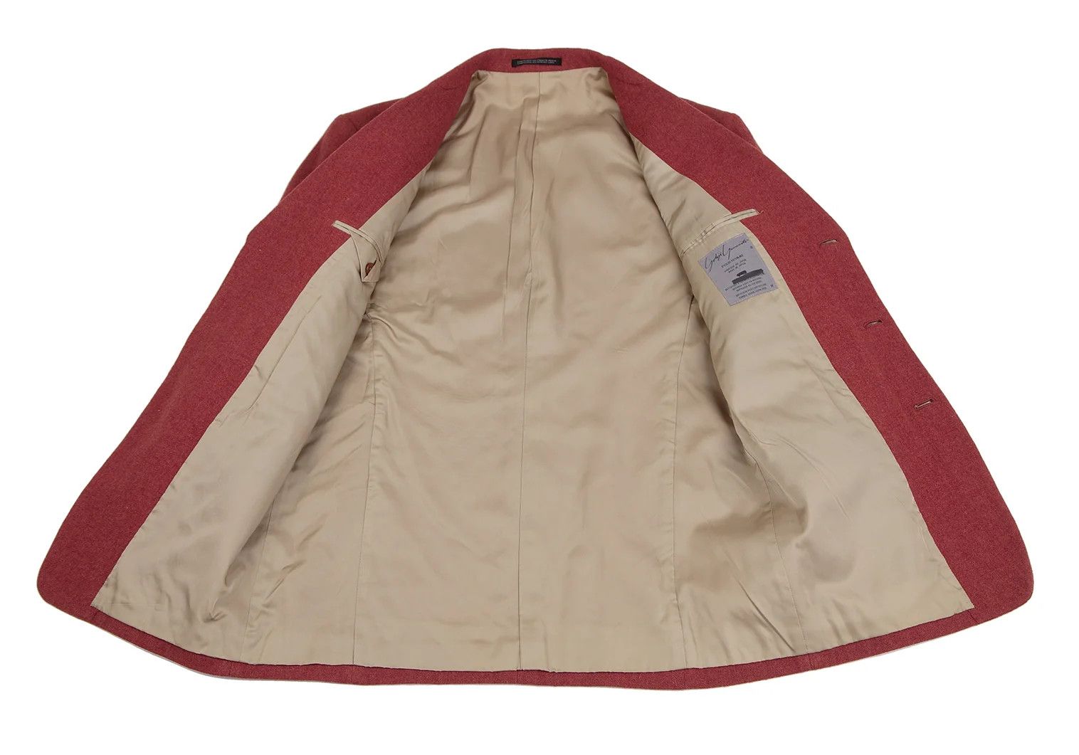 Yohji Yamamoto Yohji Yamamoto Wood Button Wool Jacket Size US M / EU 48-50 / 2 - 10 Thumbnail
