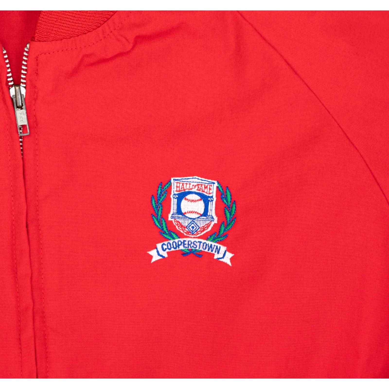 Vintage VINTAGE Artex Cooperstown Jacket Mens Size L Red Zip Up 80s MLB USA Baseball Windbreaker Jacket Size US L / EU 52-54 / 3 - 2 Thumbnail