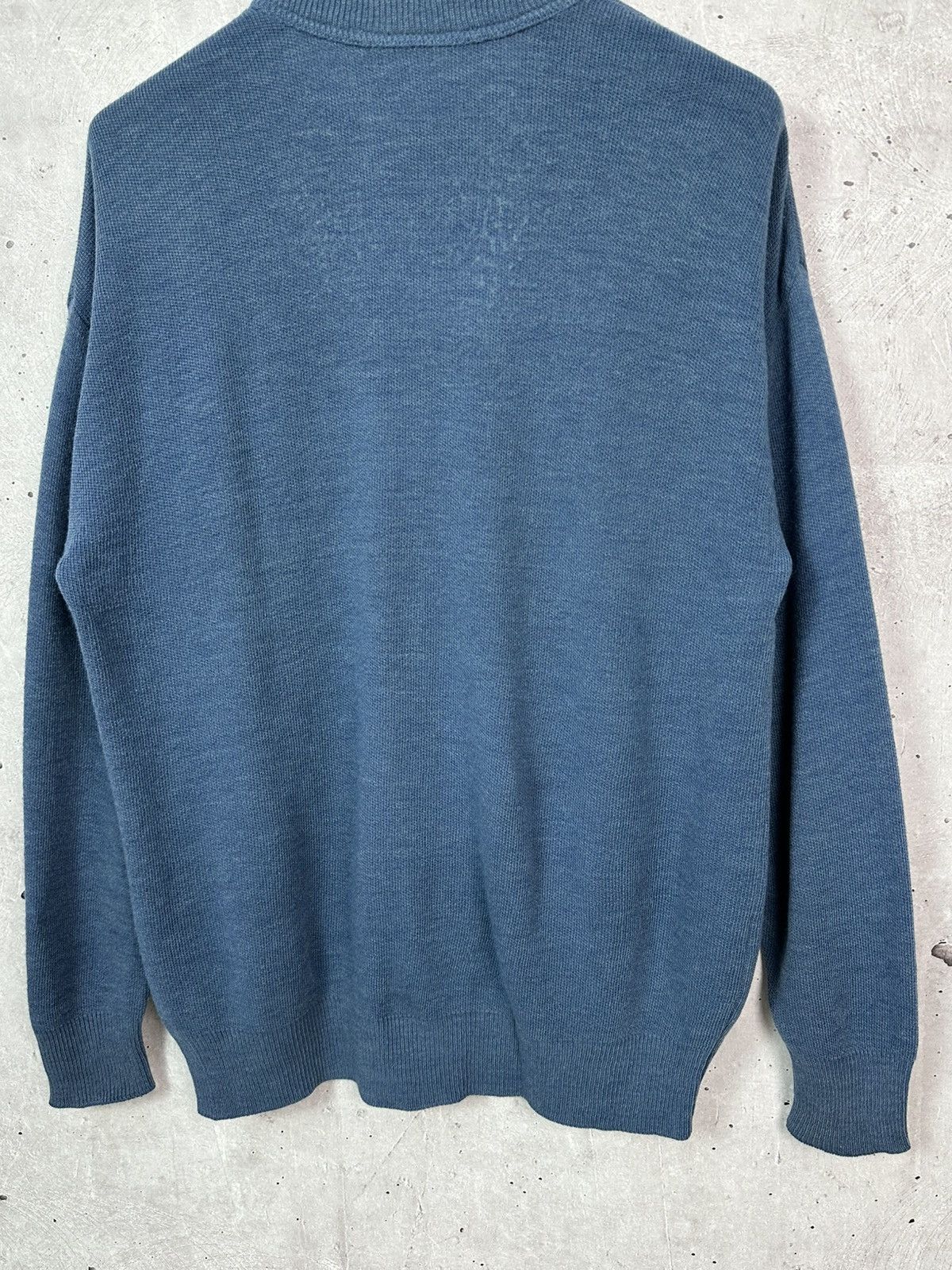 Lacoste × Vintage Lacoste Chemise Vintage Made in France Blue Knit Sweater Size US L / EU 52-54 / 3 - 8 Thumbnail