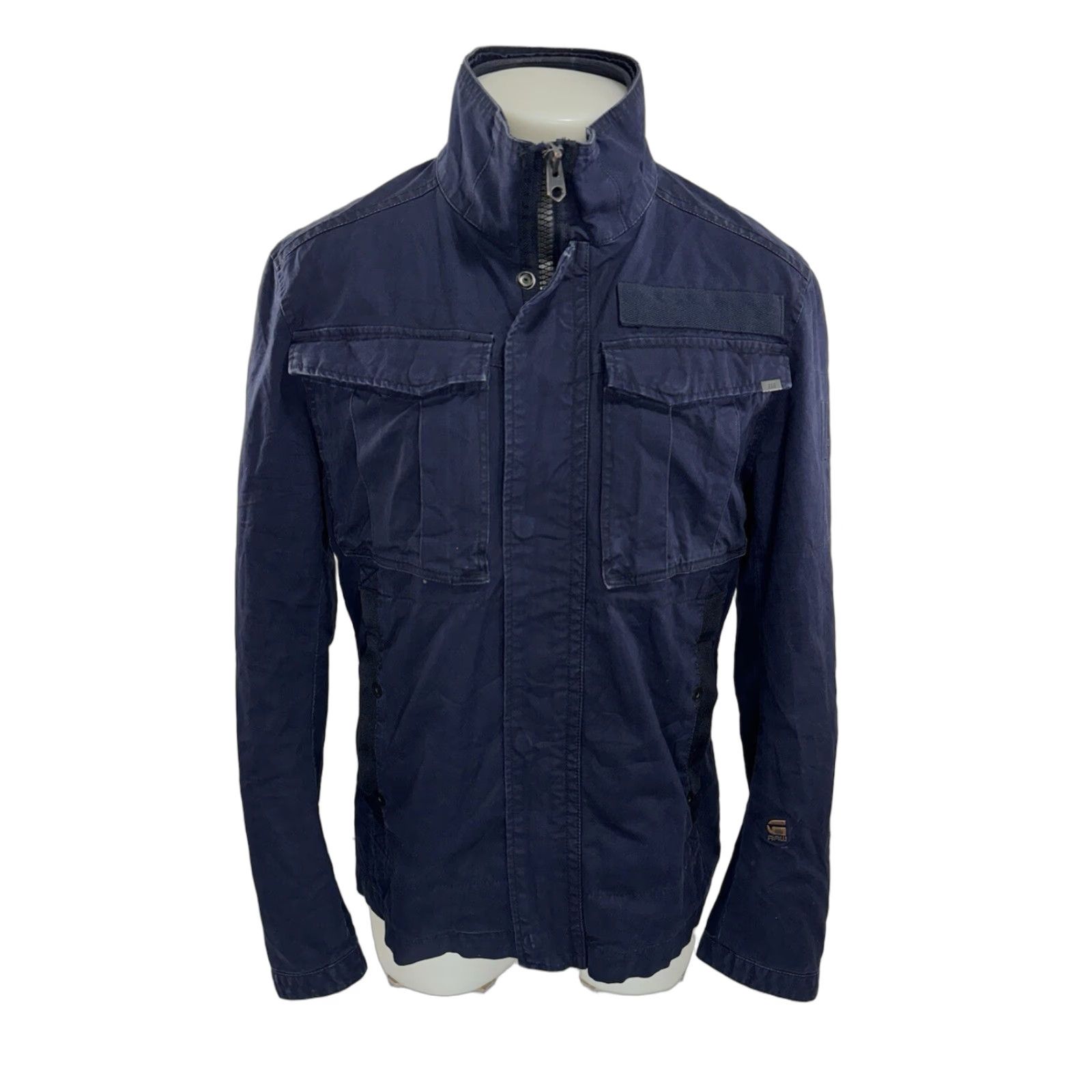G-Star G STAR RAW - Full Zip ROVIC - MILITARY Mens M Jacket Shirt Size US M / EU 48-50 / 2 - 1 Thumbnail