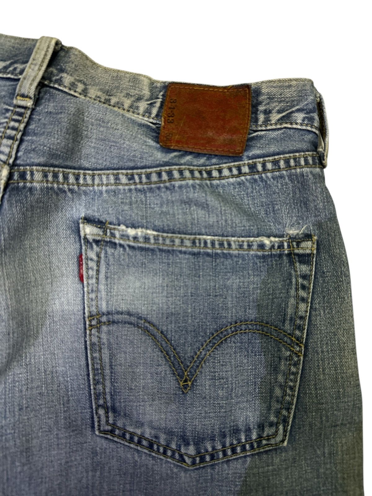 Levi's Vintage Levis 504 Loose Style Bluewash Faded 💥 Size US 32 / EU 48 - 11 Thumbnail