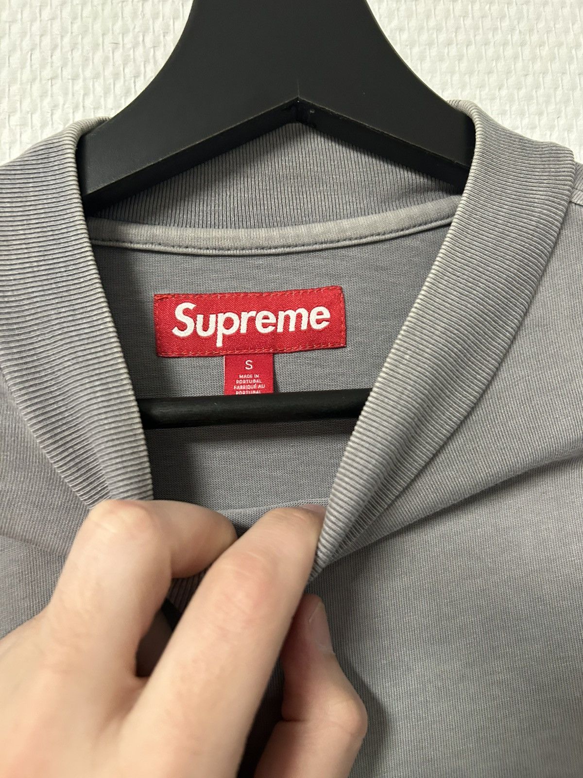 Supreme Supreme - FW23 Mock Neck Longsleeve grey🩶 Size US S / EU 44-46 / 1 - 3 Thumbnail