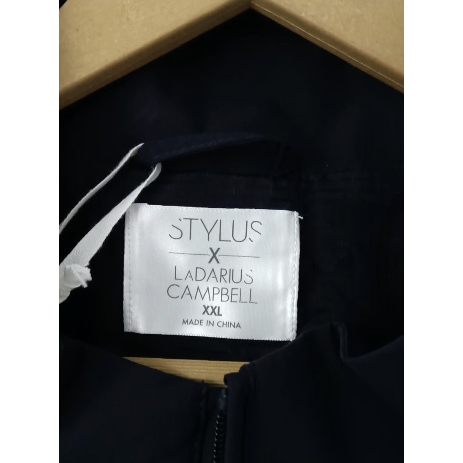 Vintage Stylus x LaDarius Campbell Men's Full Zip Jacket XXL Navy Pockets Casual Rain Coat 2XL Navy Stylus Jacket Mens Size US XXL / EU 58 / 5 - 5 Thumbnail