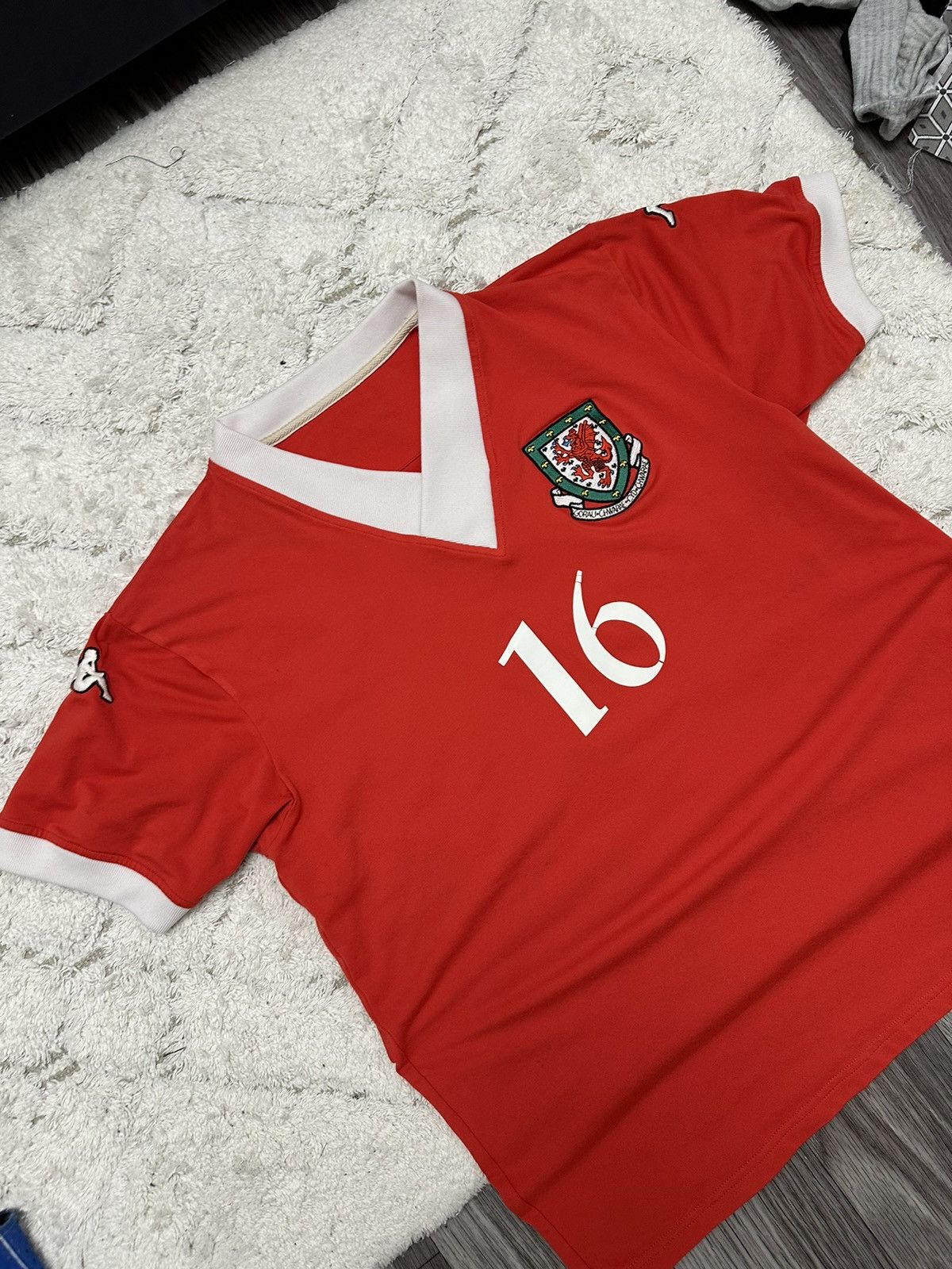 Kappa × Vintage Vintage Kappa Wales 2001/2002 Jersey 16 Chris Coleman Size US L / EU 52-54 / 3 - 2 Thumbnail
