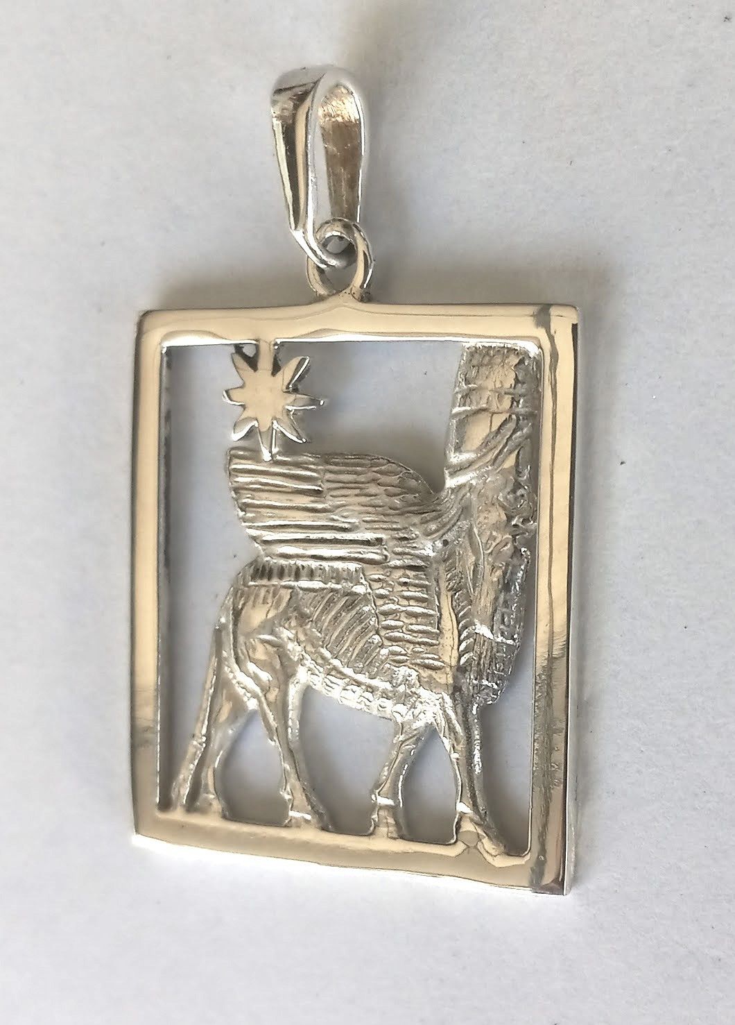 Other Lamassu pendant sterling silver framed detailed Size ONE SIZE - 2 Thumbnail