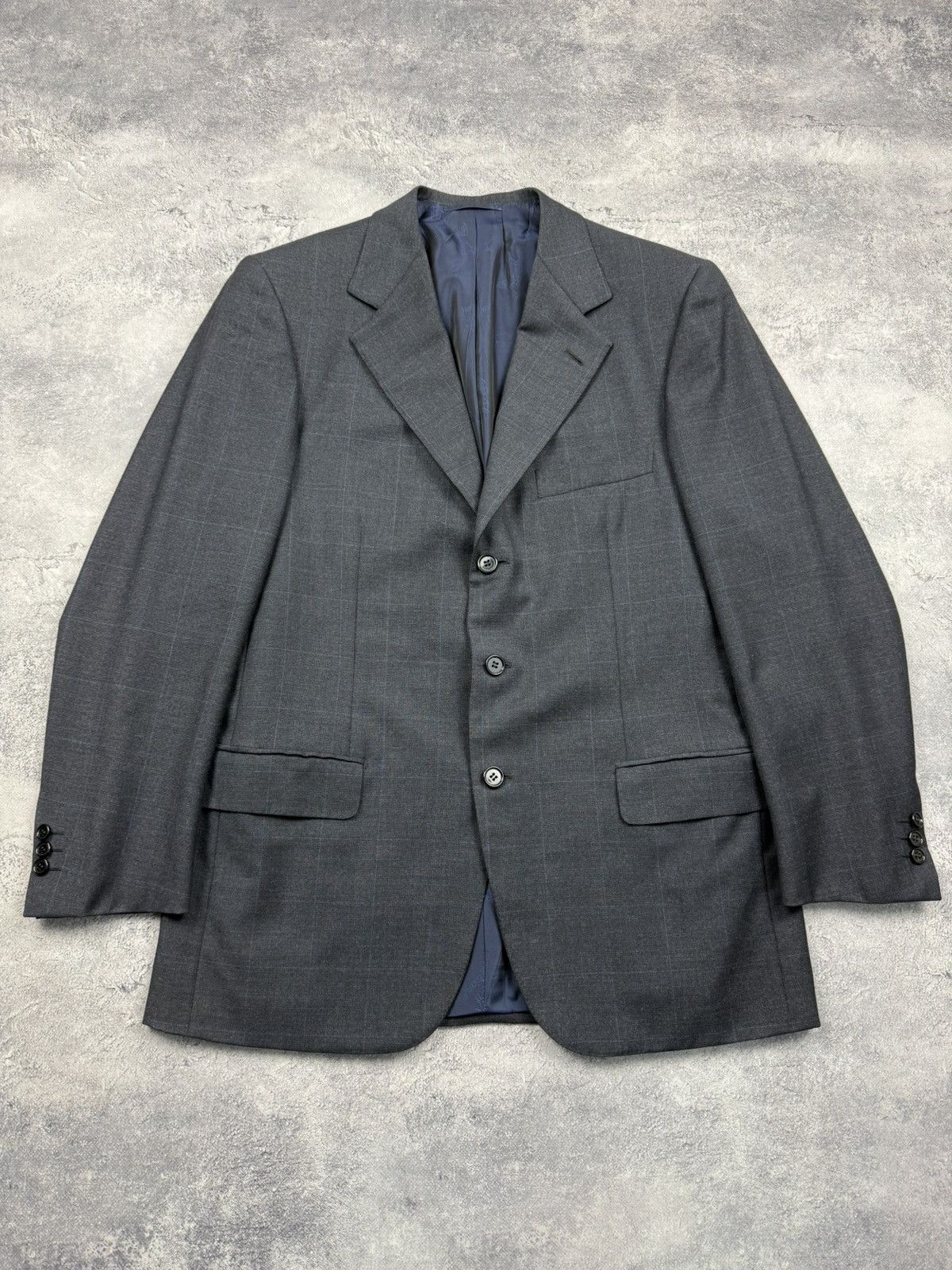 Brioni Brioni Super 150’s Wool Check Nomentano Blazer Suit Jacket Size 40R - 2 Thumbnail