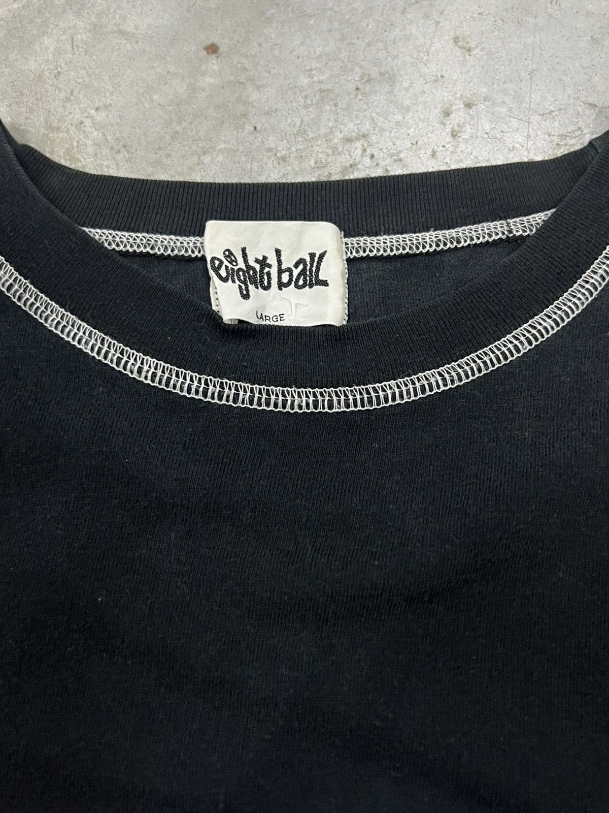 Band Tees Vintage 90s Eight Ball Records San Francisco T-Shirt Size US L / EU 52-54 / 3 - 10 Thumbnail
