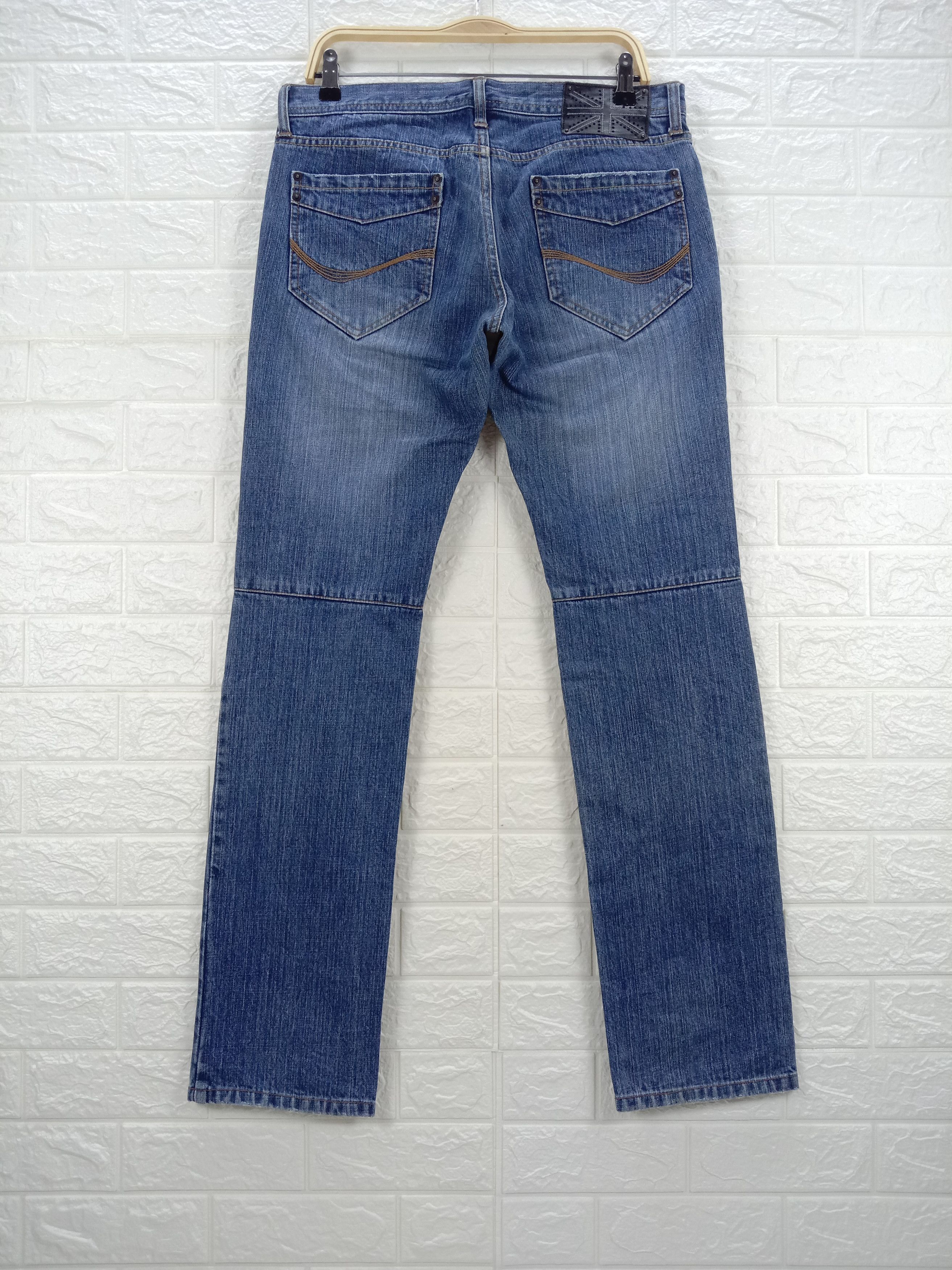 Japanese Brand Vintage Edge Rupert Multi Pocket Blue Wash Jeans Size US 33 - 5 Thumbnail