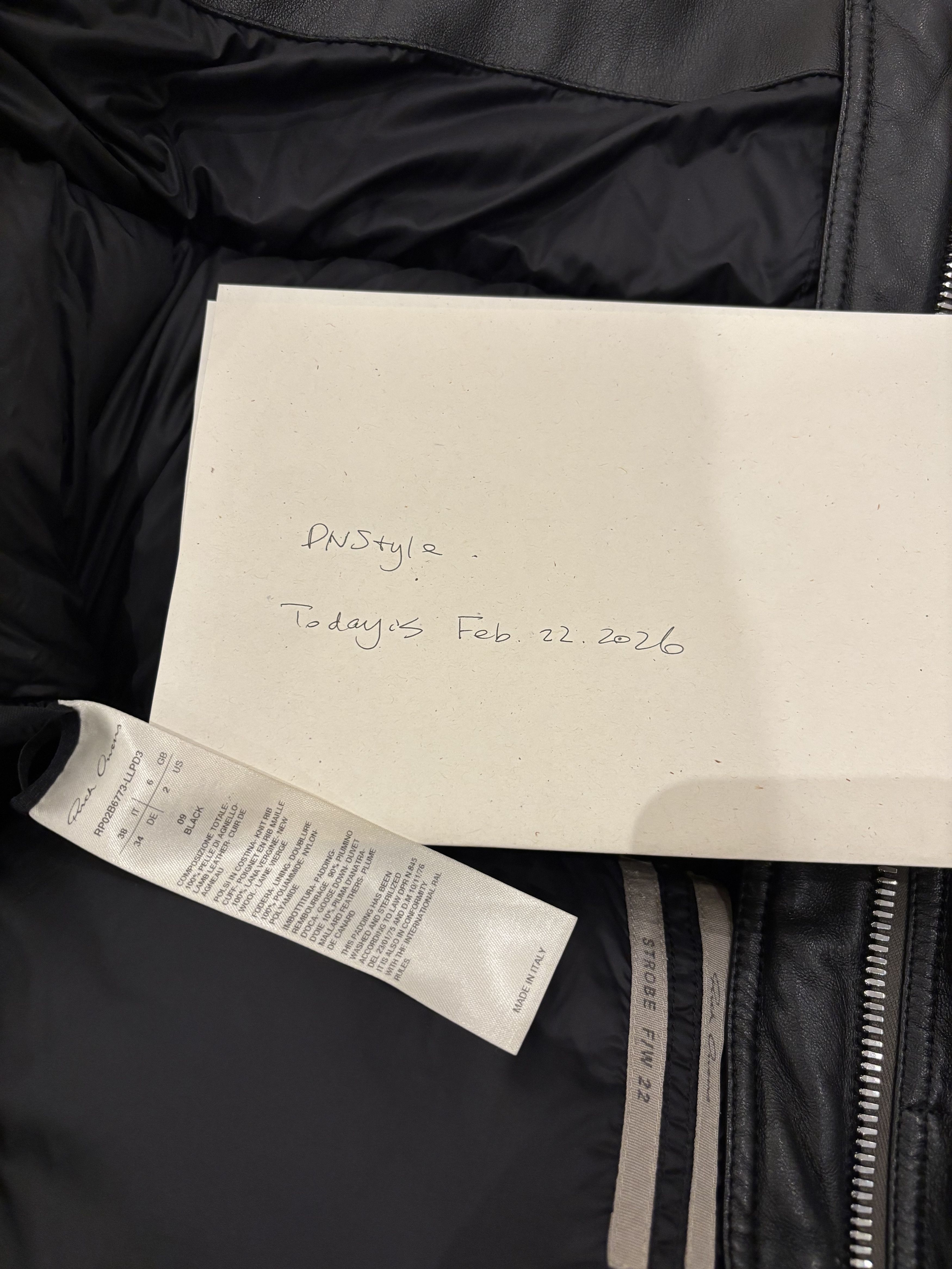 Rick Owens lamb leather jacket Size XS / US 0-2 / IT 36-38 - 8 Thumbnail