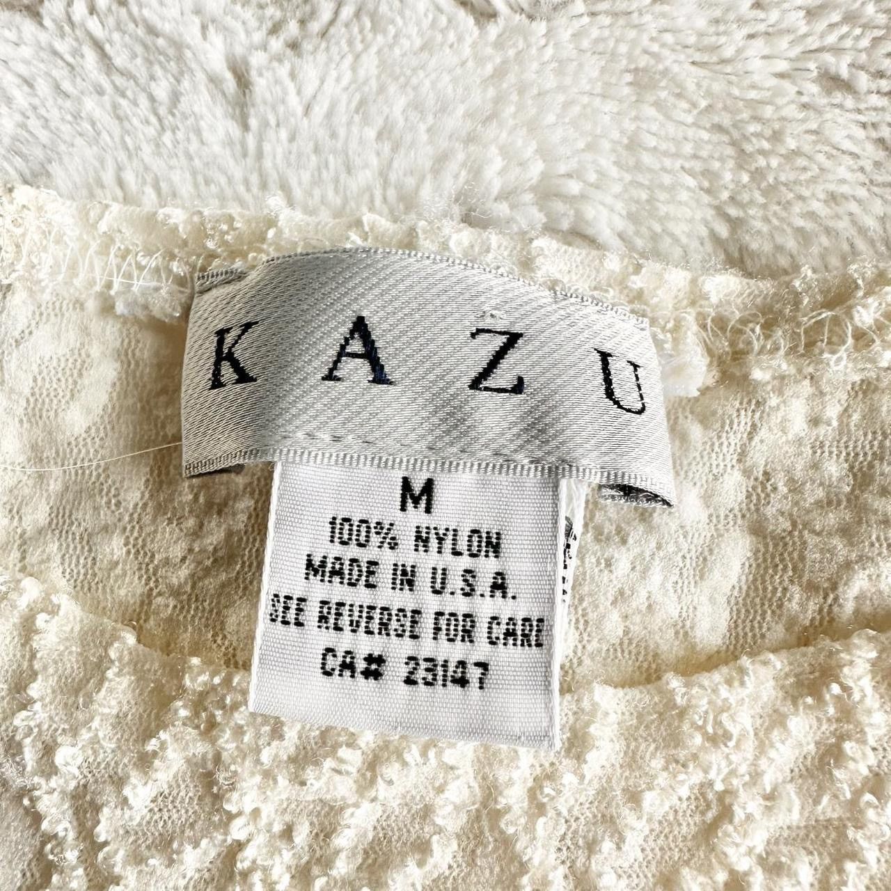 Other Vintage Textured Shirt Tee Womens Ivory Kazu Angelic Fairy Size M / US 6-8 / IT 42-44 - 8 Thumbnail