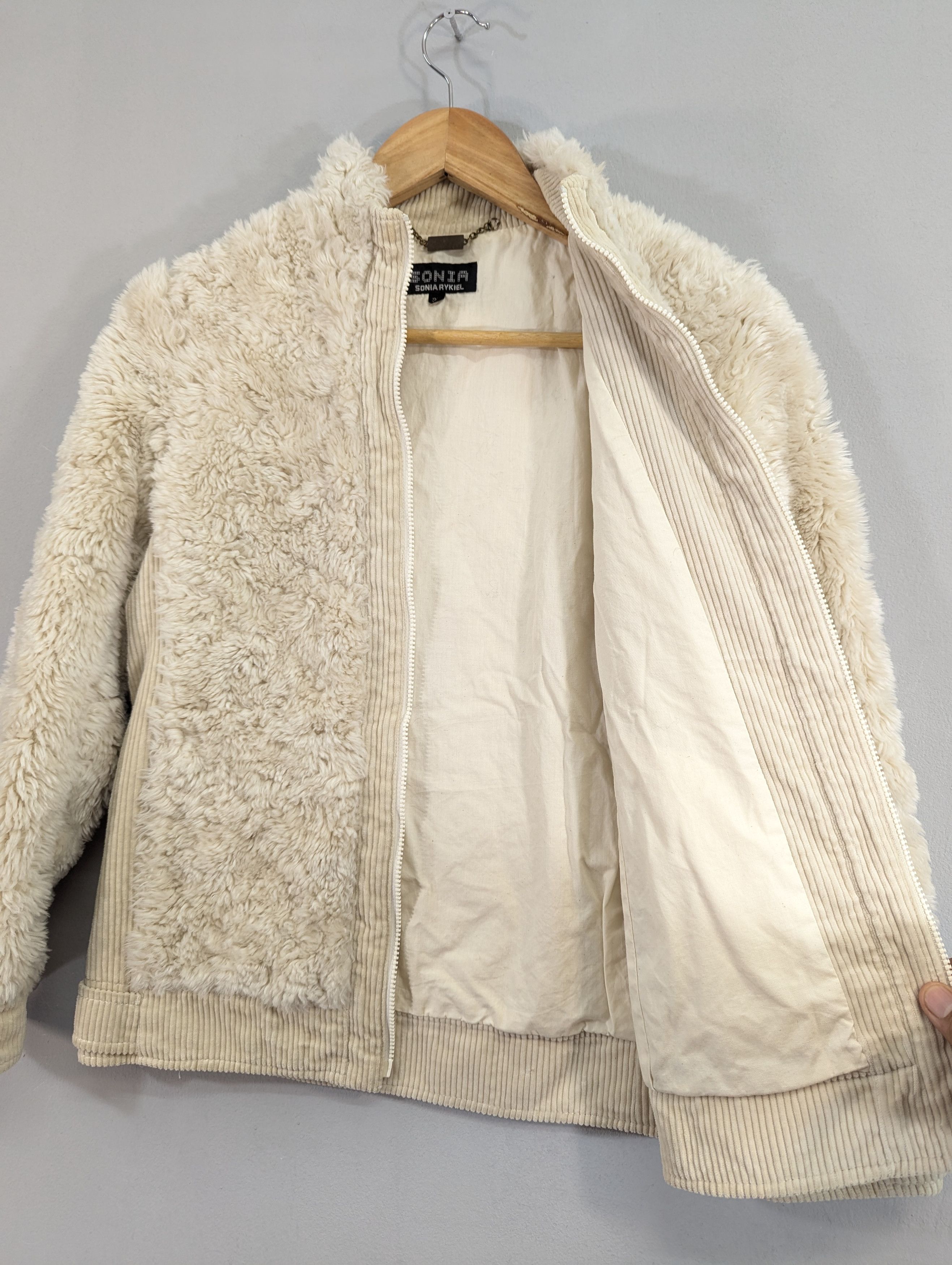 Sonia Rykiel Sonia By Sonia Rykiel Fleece Brushed Zipper Jacket Size 32 Size XXS / US 00 / IT 34 - 10 Thumbnail