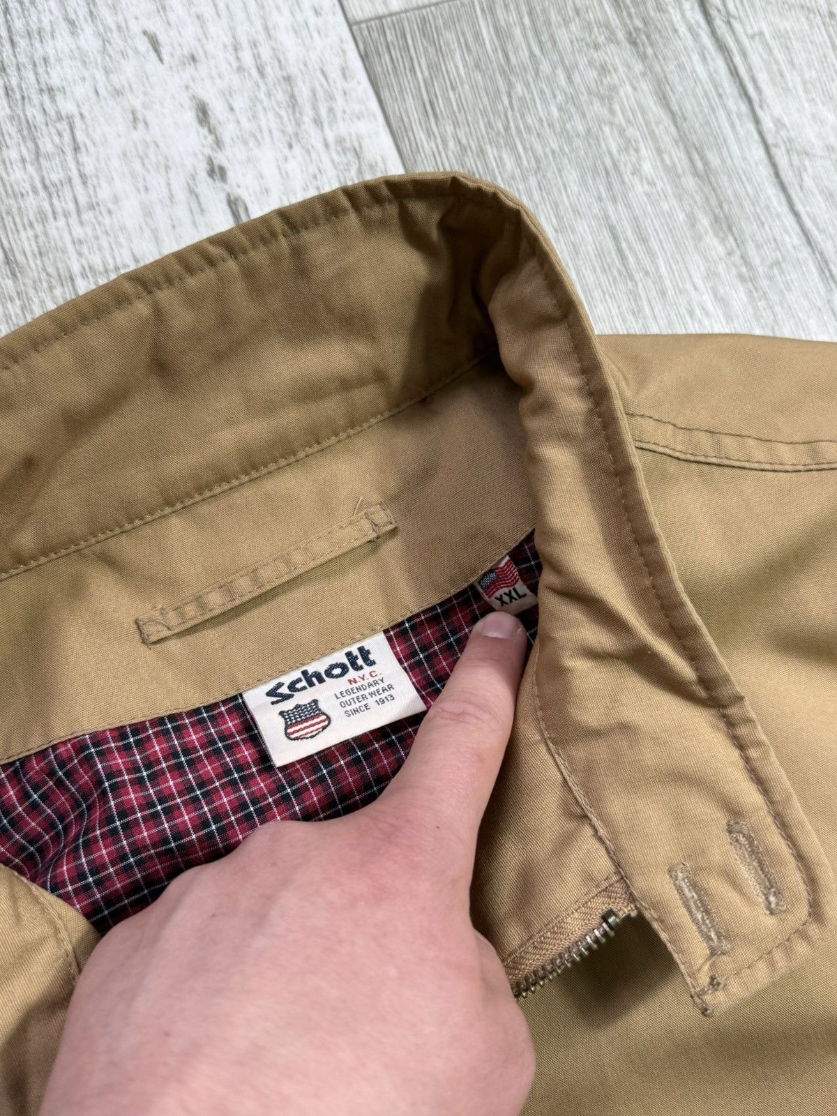 Schott Schott jacket vintage y2k streetwear men bombers crazy Size US L / EU 52-54 / 3 - 4 Thumbnail