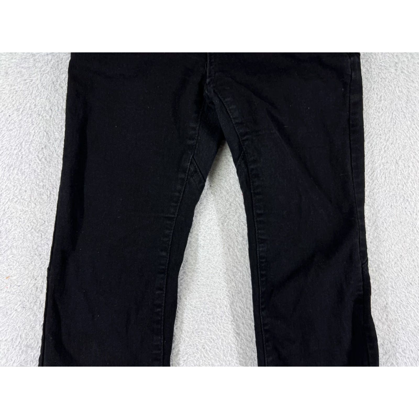 Shein SheIn Jeans Flared Pants Womens Small Black Denim Cotton Blend Stretch Mid Rise Jeans Size 28" / US 6 / IT 42 - 6 Thumbnail