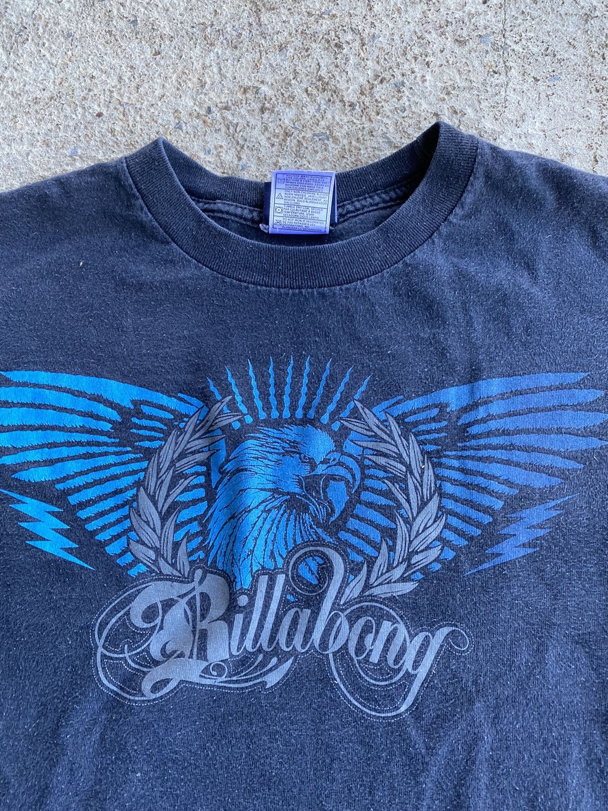 Billabong × Vintage Vintage Y2K Billabong Eagle Longsleeve Faded Surf Shirt Size US S / EU 44-46 / 1 - 2 Thumbnail