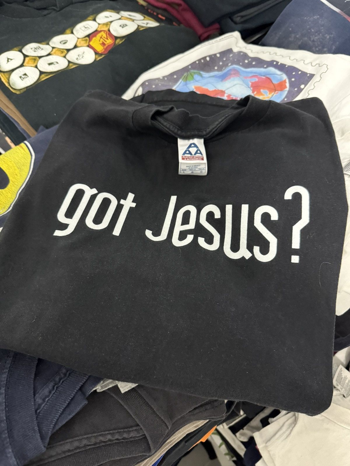 Vintage Vintage Got Jesus ? Graphic Tee Size US L / EU 52-54 / 3 - 1 Thumbnail
