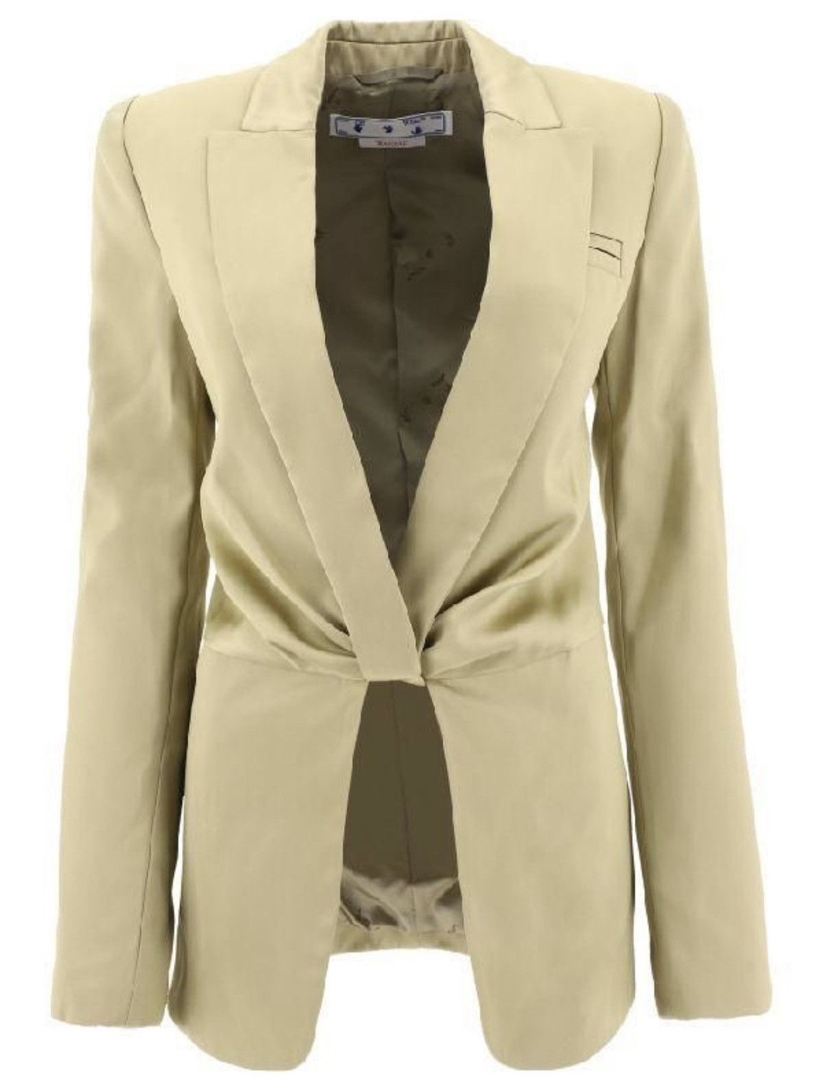 Off-White Off-White - Duchesse Twisted Jacket Size M / US 6-8 / IT 42-44 - 1 Thumbnail