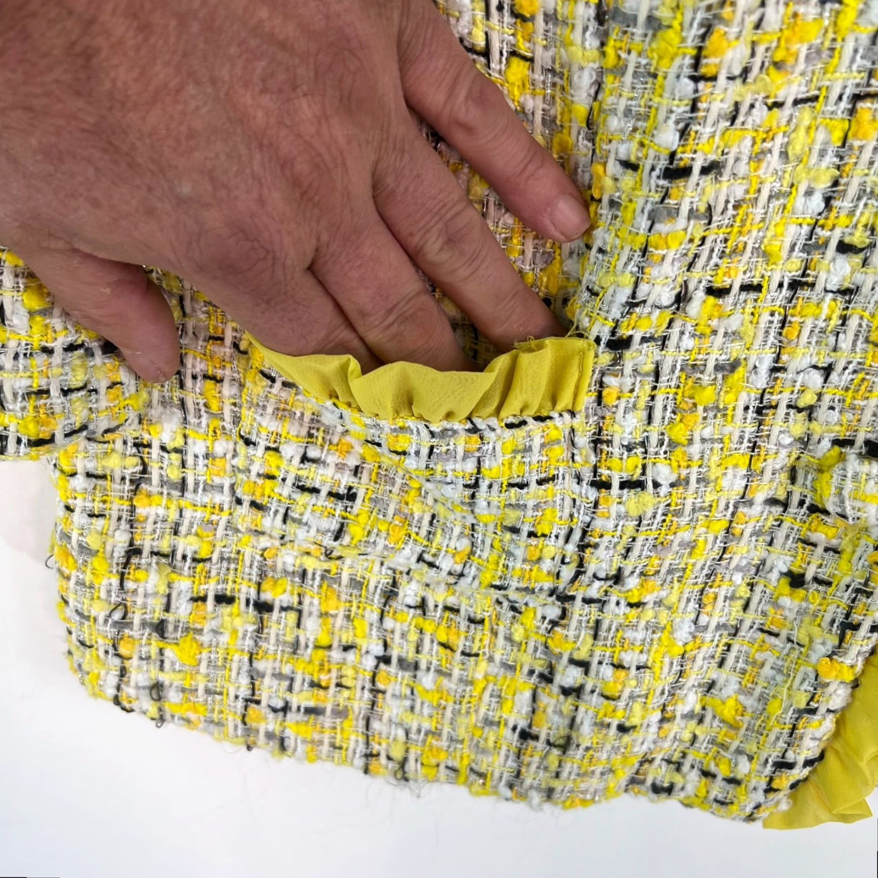 Vintage VINTAGE Sara Isabella Blazer Jacket Womens 3/4 Sleeve Yellow L Pockets 80s Classic Plaid Size L / US 10 / IT 46 - 4 Thumbnail