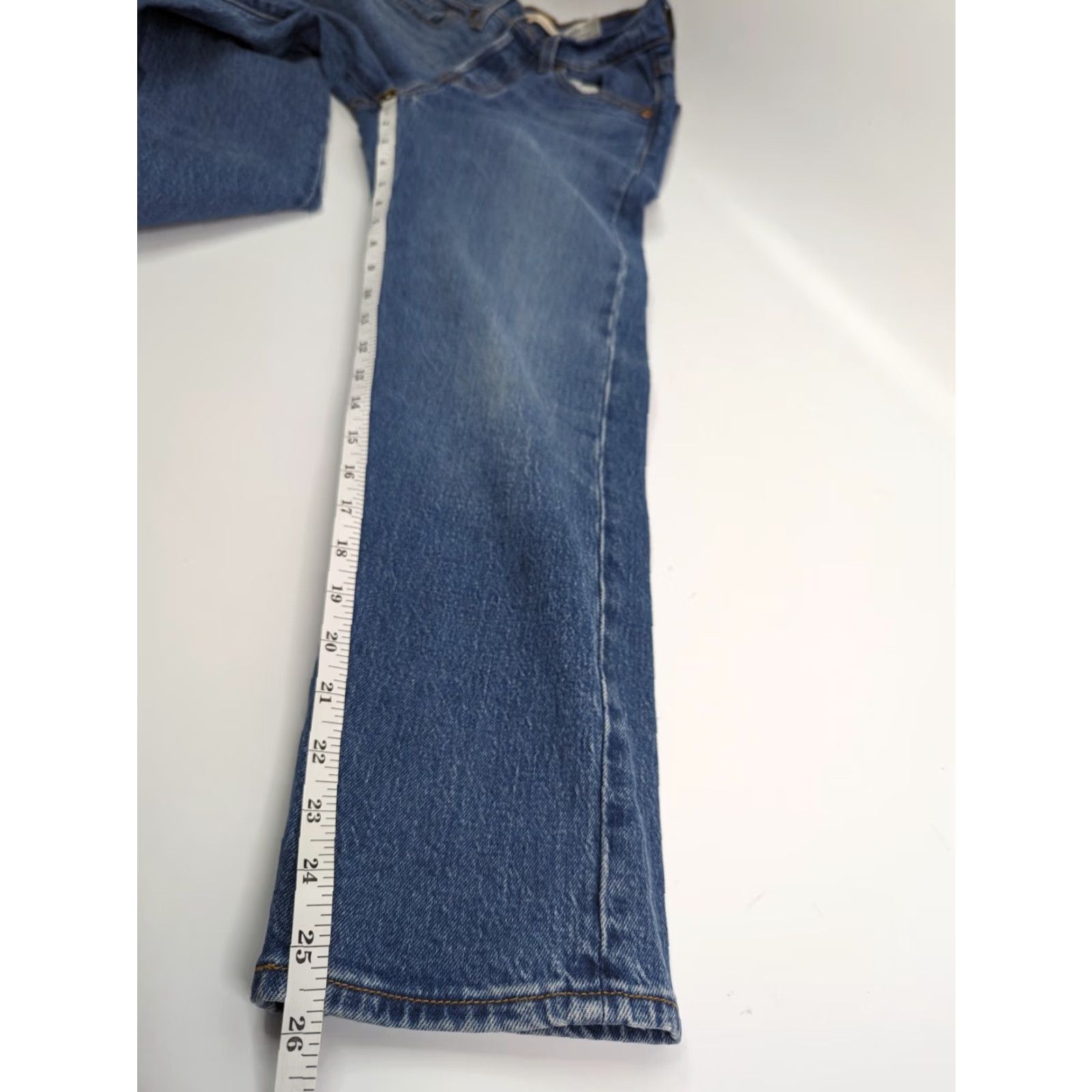 Levi's Levi's Jeans Women's Regular Straight Denim Button Fly Wedgie Fit 24 Blue 5-Pocket Size 42" / US 20 - 7 Thumbnail