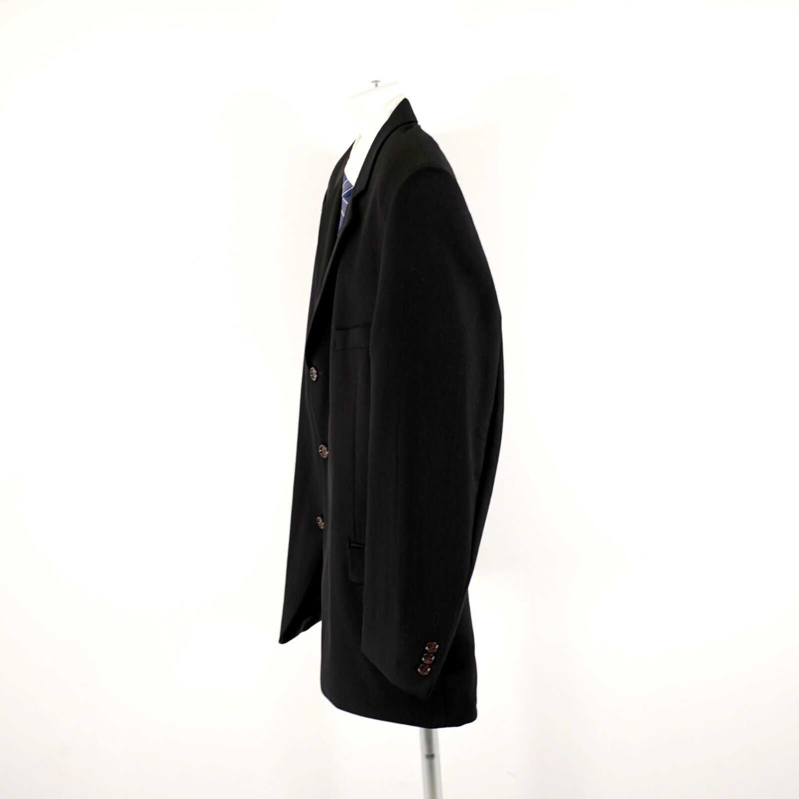 Joseph & Feiss Joseph & Feiss International Thick Textured Wool Black 44R S Size 44R - 5 Thumbnail