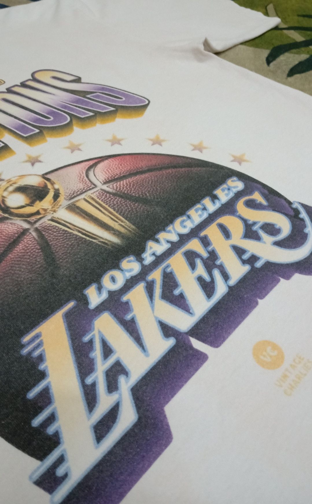 NBA × Pro Player Vintage 90s LA Lakers 12x NBA World Champions T-shirt Size US L / EU 52-54 / 3 - 17 Thumbnail