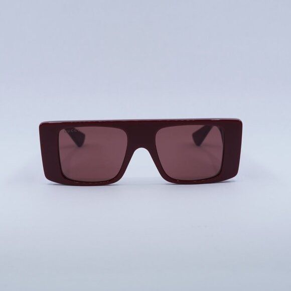 Gucci 🕶️ New Gucci GG1888S 004 Sunglasses - Burgundy Frame, Red Size ONE SIZE - 2 Thumbnail