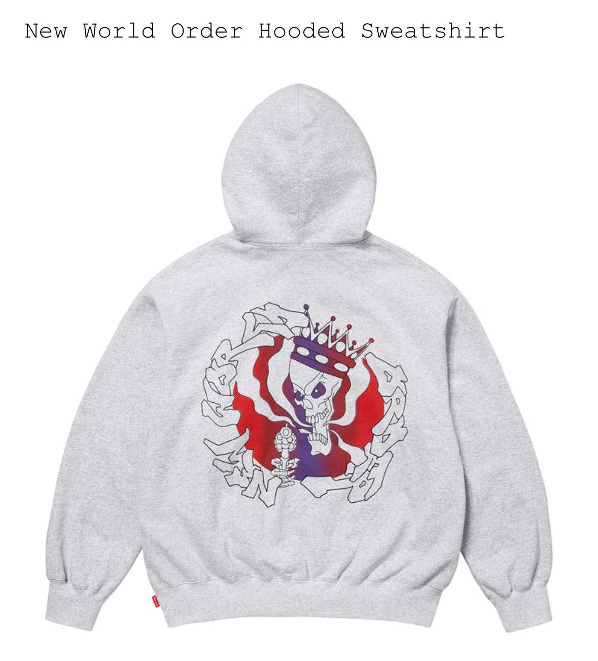 Other Supreme New World Order Hoodie Sweatshirt Size US S / EU 44-46 / 1 - 3 Thumbnail