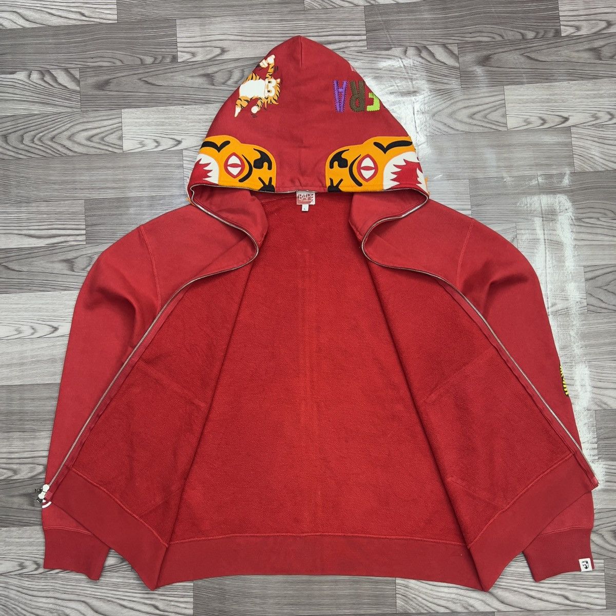 Bape Bape Tiger FUNTHERA MILITIA Full Zip Hoodie Size US L / EU 52-54 / 3 - 3 Thumbnail