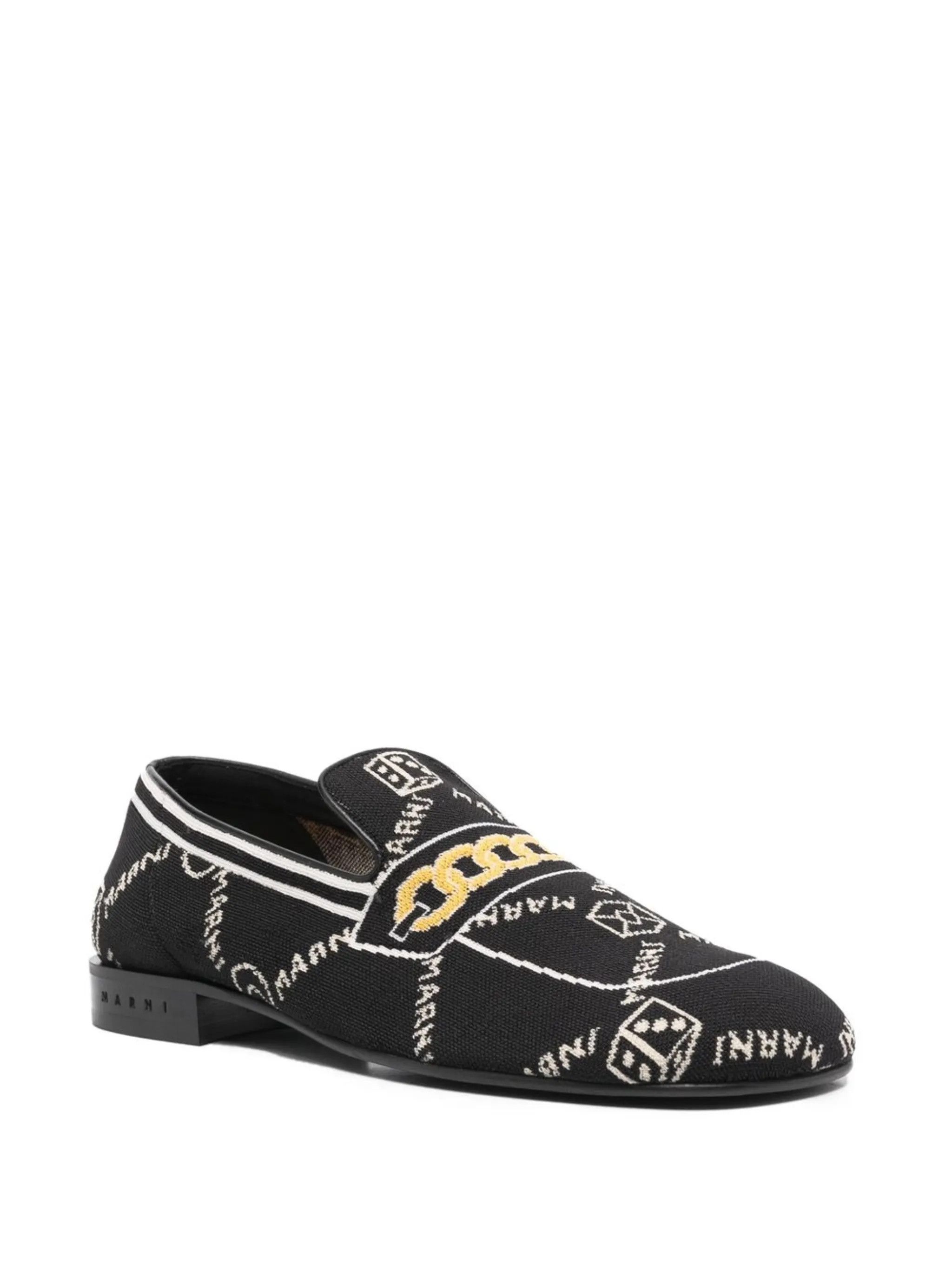 Marni o1y0225 Logo Loafers in Multicolor Size US 9 / EU 42 - 2 Thumbnail