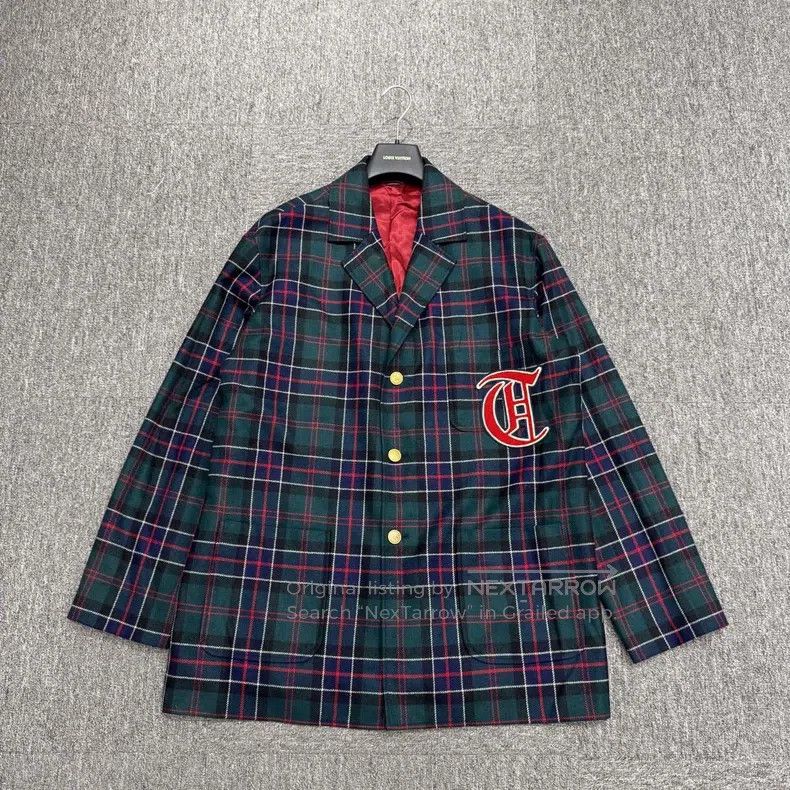 Gucci Gucci Koi decorative plaid suit jacket Size US M / EU 48-50 / 2 - 1 Thumbnail