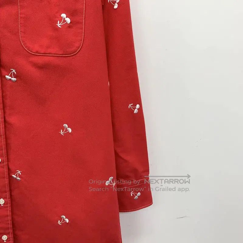 Thom Browne Thom Browne Red Cotton Women's Shirt . Size S / US 4 / IT 40 - 4 Thumbnail