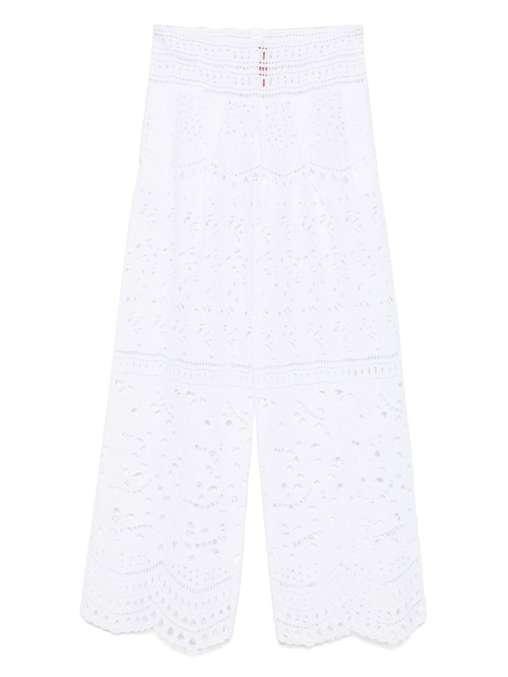 パンツ ERMANNO SCERVINO Woman Pants White D466P308ILM 14800 Jeans | White Panel TrousersJeans | Ermanno Scervino