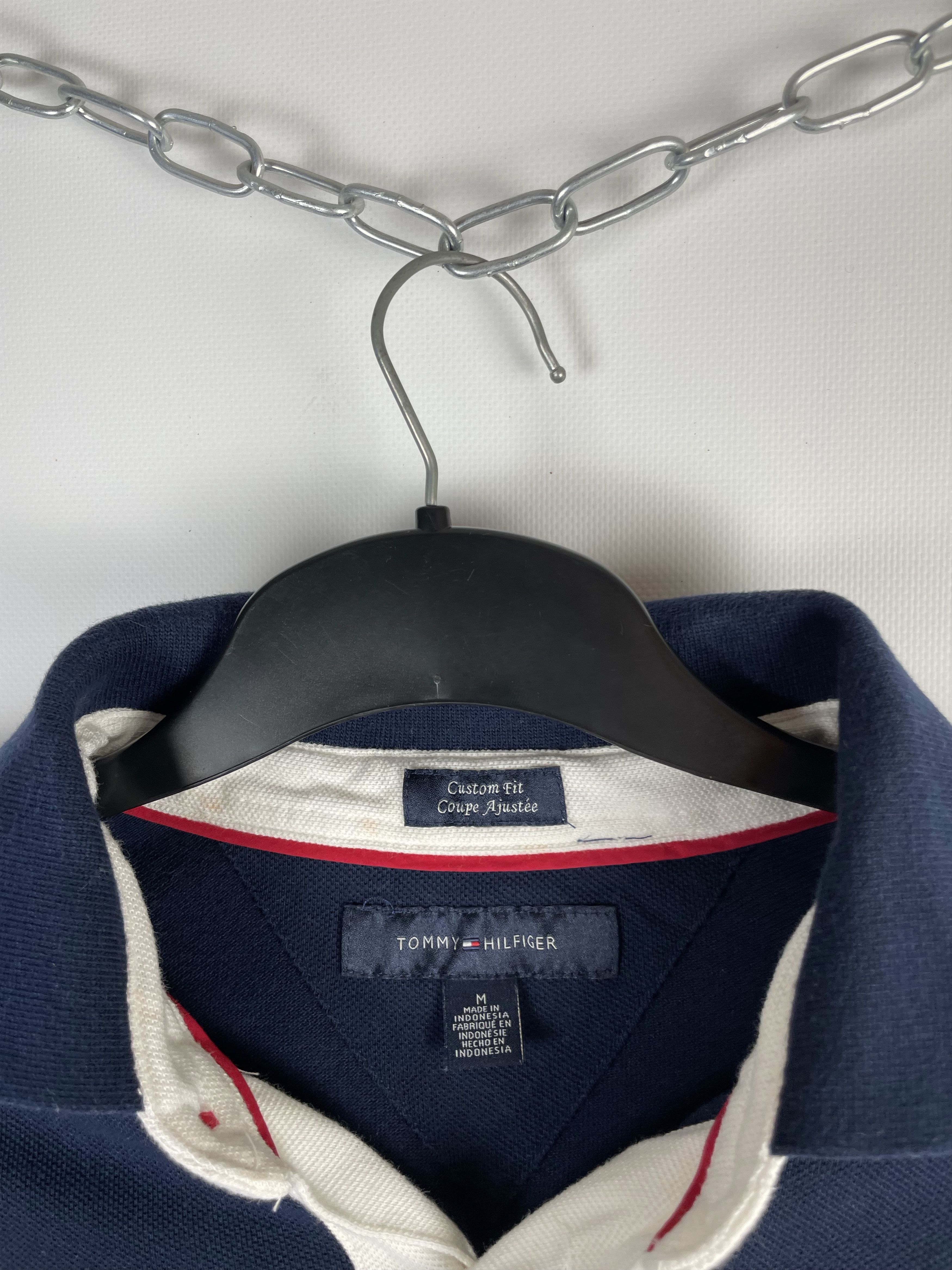 Tommy Hilfiger Vintage Tommy Hilfiger Polo T Shirt Rugby Big Logo 90s Size US M / EU 48-50 / 2 - 5 Thumbnail