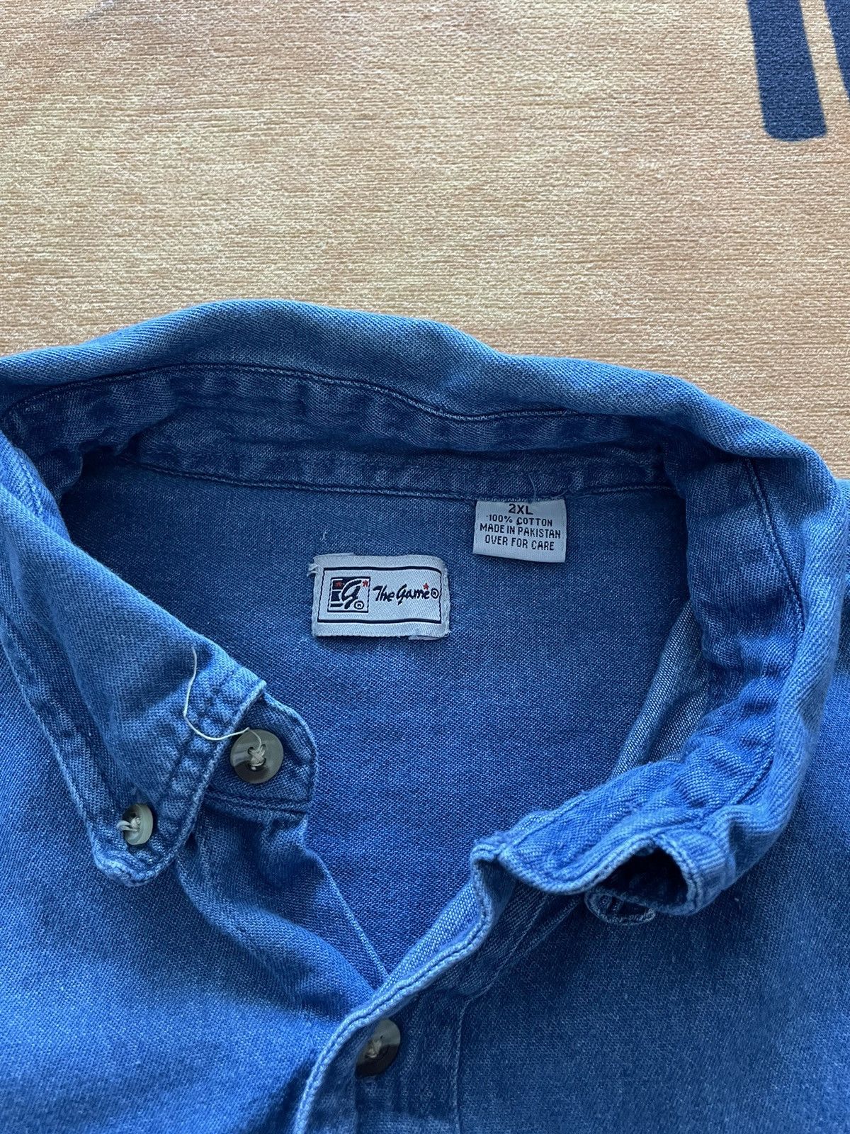 NASCAR × Vintage Vintage the Game Nascar Racing Jean Button Up Size US XXL / EU 58 / 5 - 3 Thumbnail