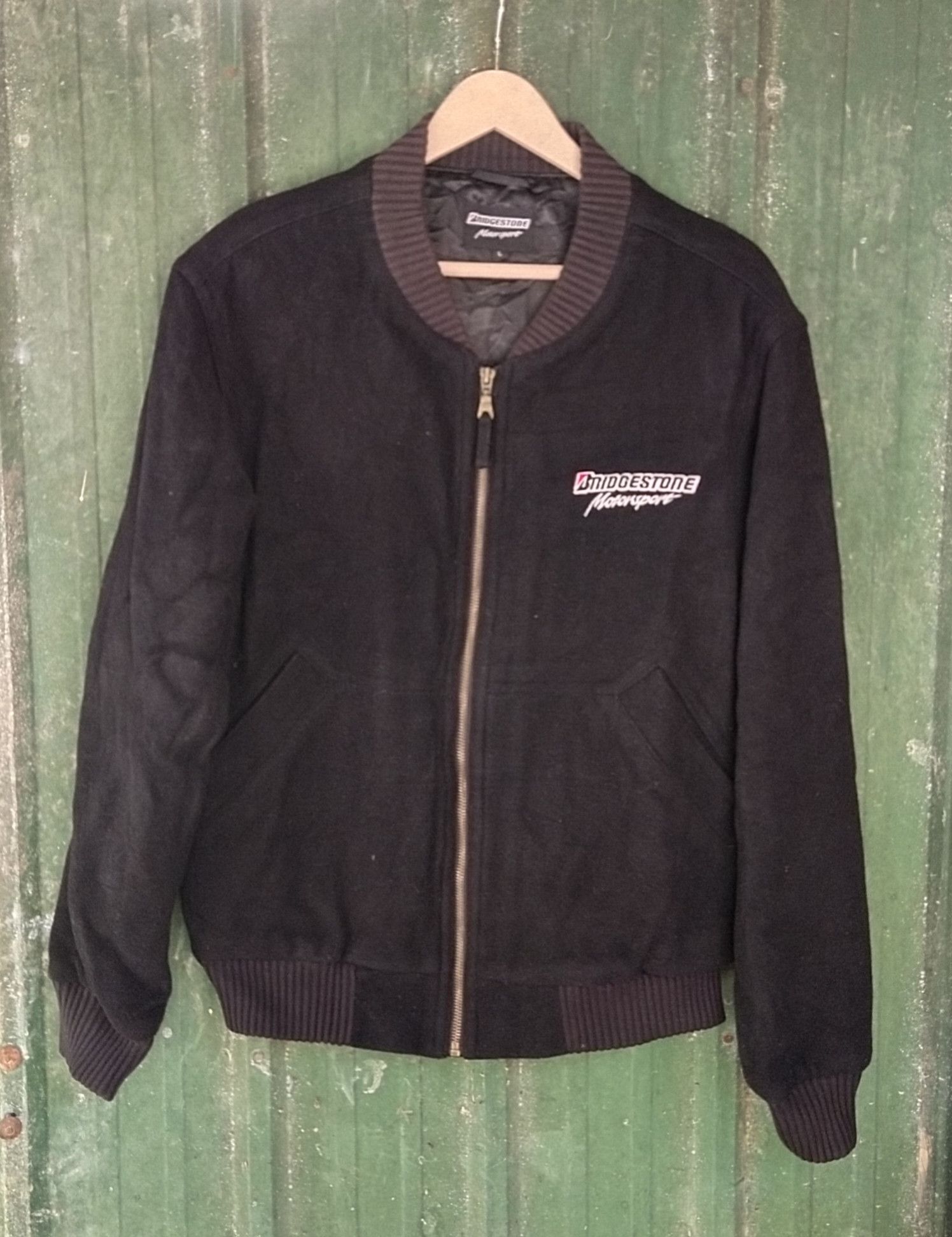 NASCAR Final Drop Bridgestone Wool Jacket L Size US L / EU 52-54 / 3 - 2 Thumbnail
