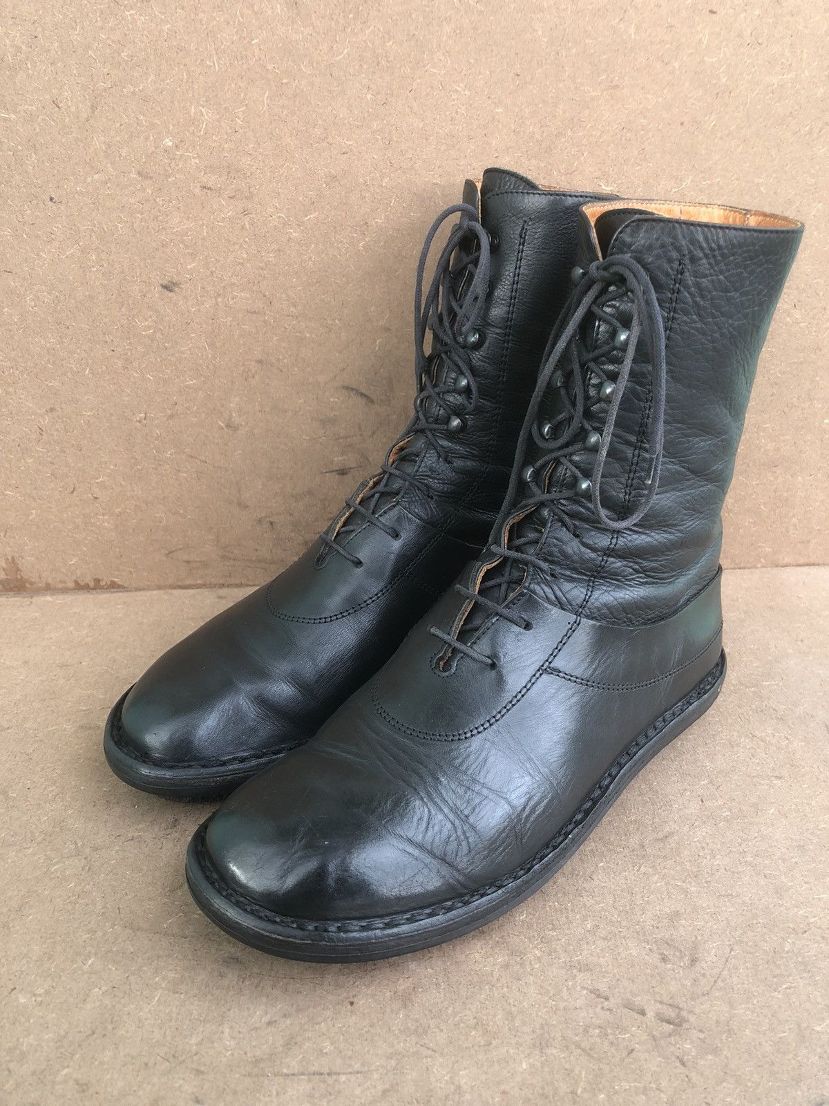 Trippen Black Calfskin Leather Women's Boots Size 40
