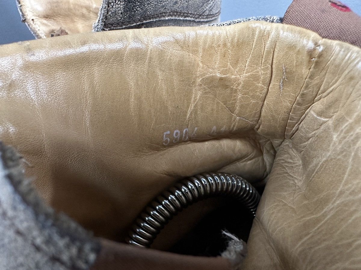Shoto SHOTO Italy Artisan Distressed Leather Boots Elephant Grain Size US 8 / EU 41 - 14 Thumbnail