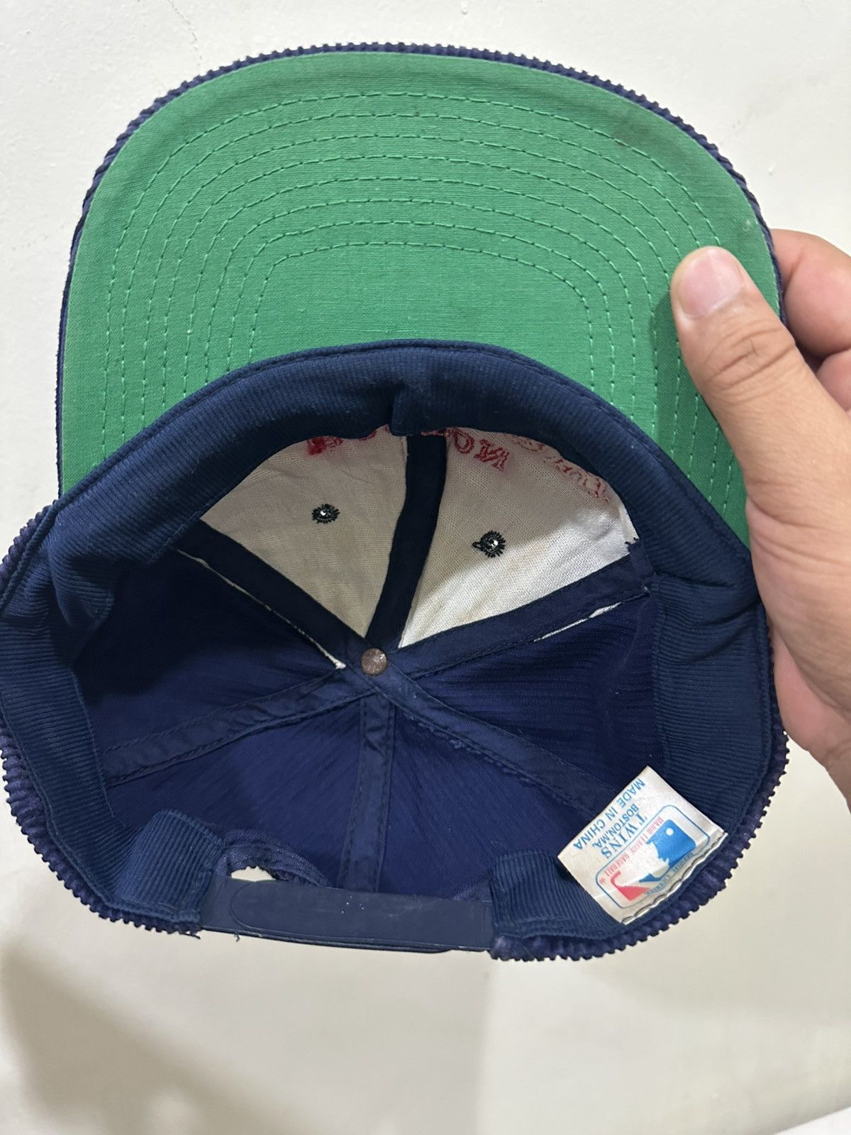 MLB VTG Boston Red Sox Corduroy Snapback Size ONE SIZE - 5 Thumbnail