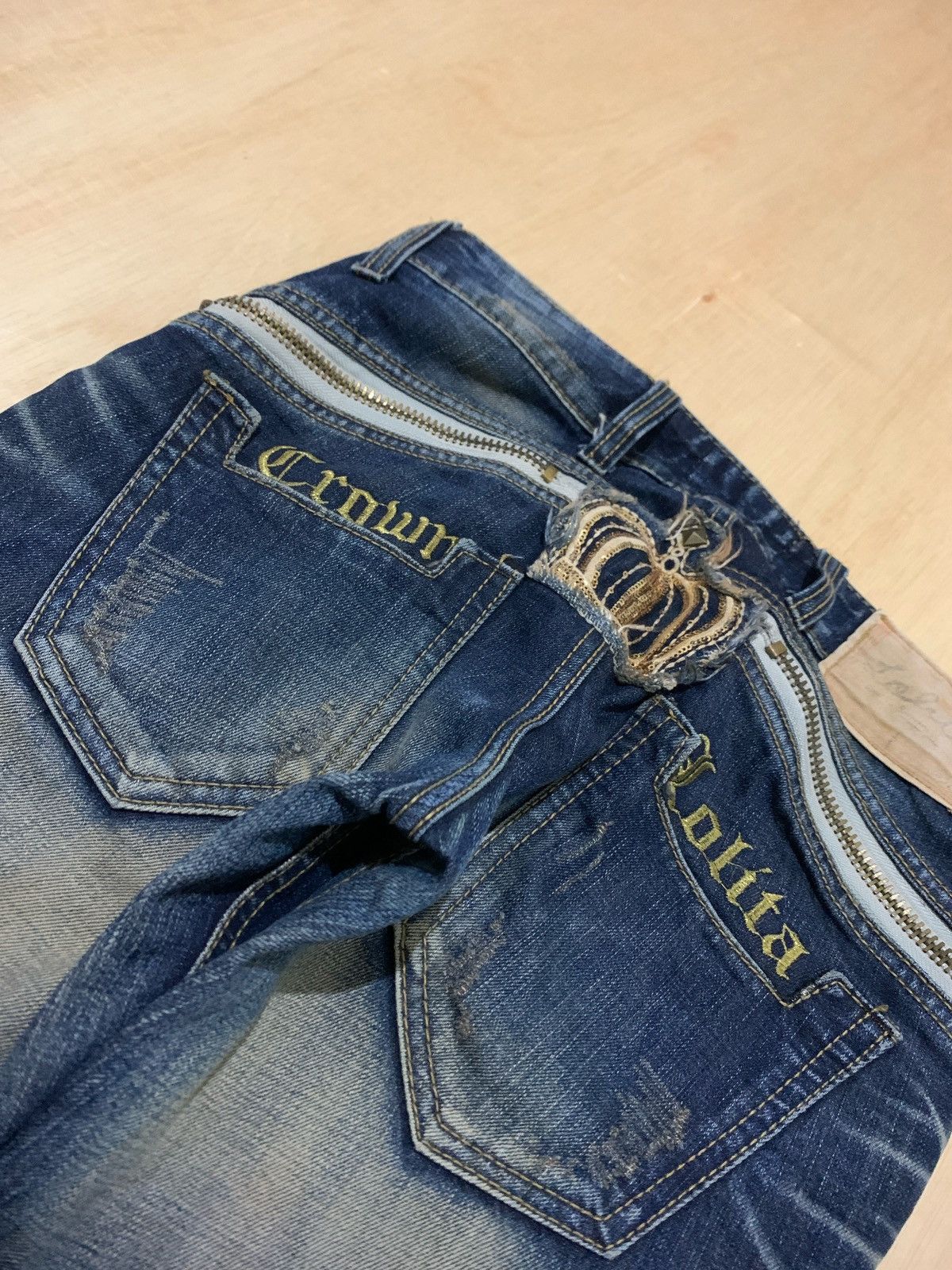 Hysteric Glamour × If Six Was Nine × Japanese Brand Lolita Denim Jeans Ifsixwasnine Style Size US 32 / EU 48 - 5 Thumbnail
