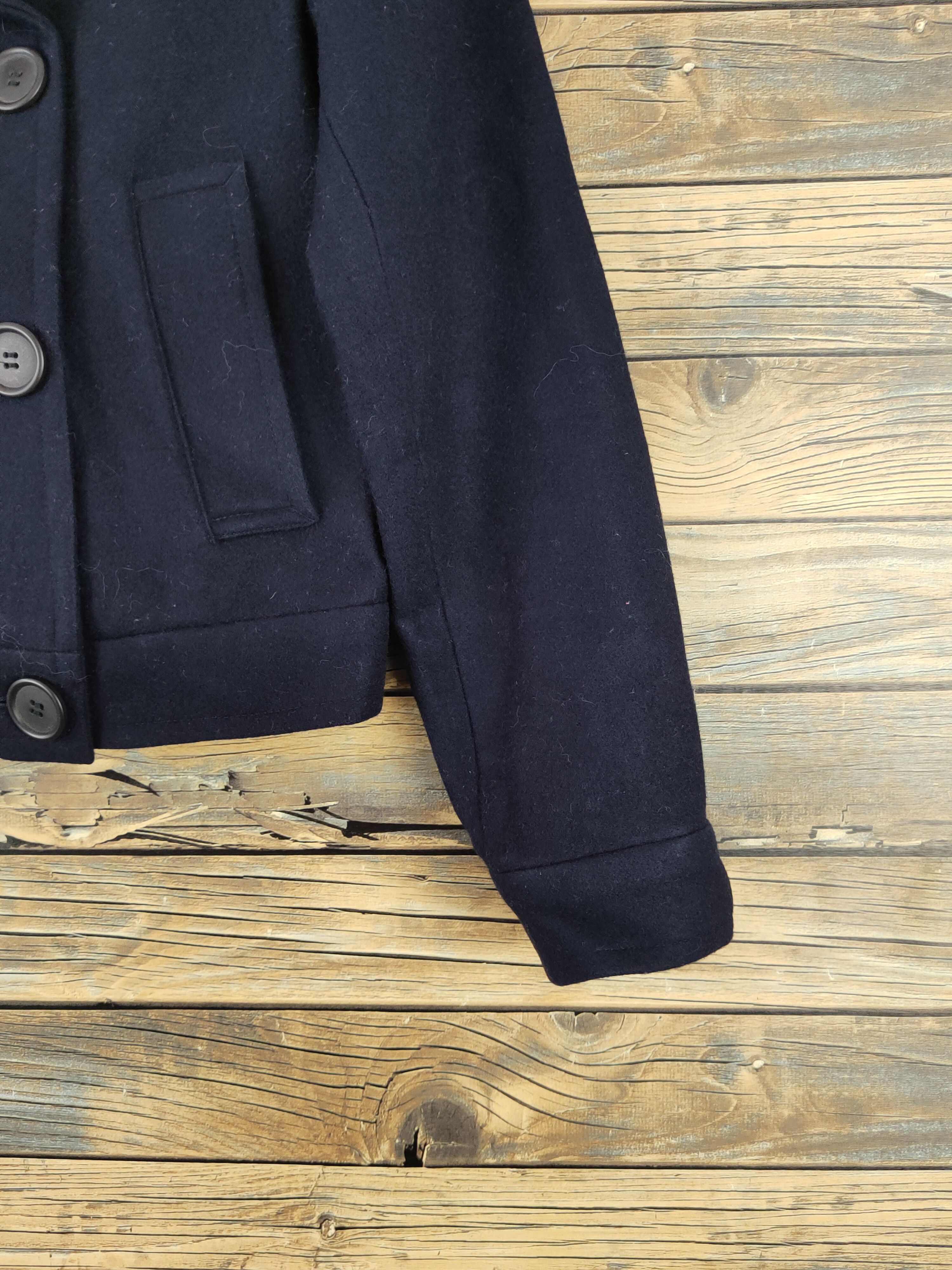 Lacoste × Vintage Lacoste Navy Wool Crop Top Jackets #W2241 Size S / US 4 / IT 40 - 7 Thumbnail