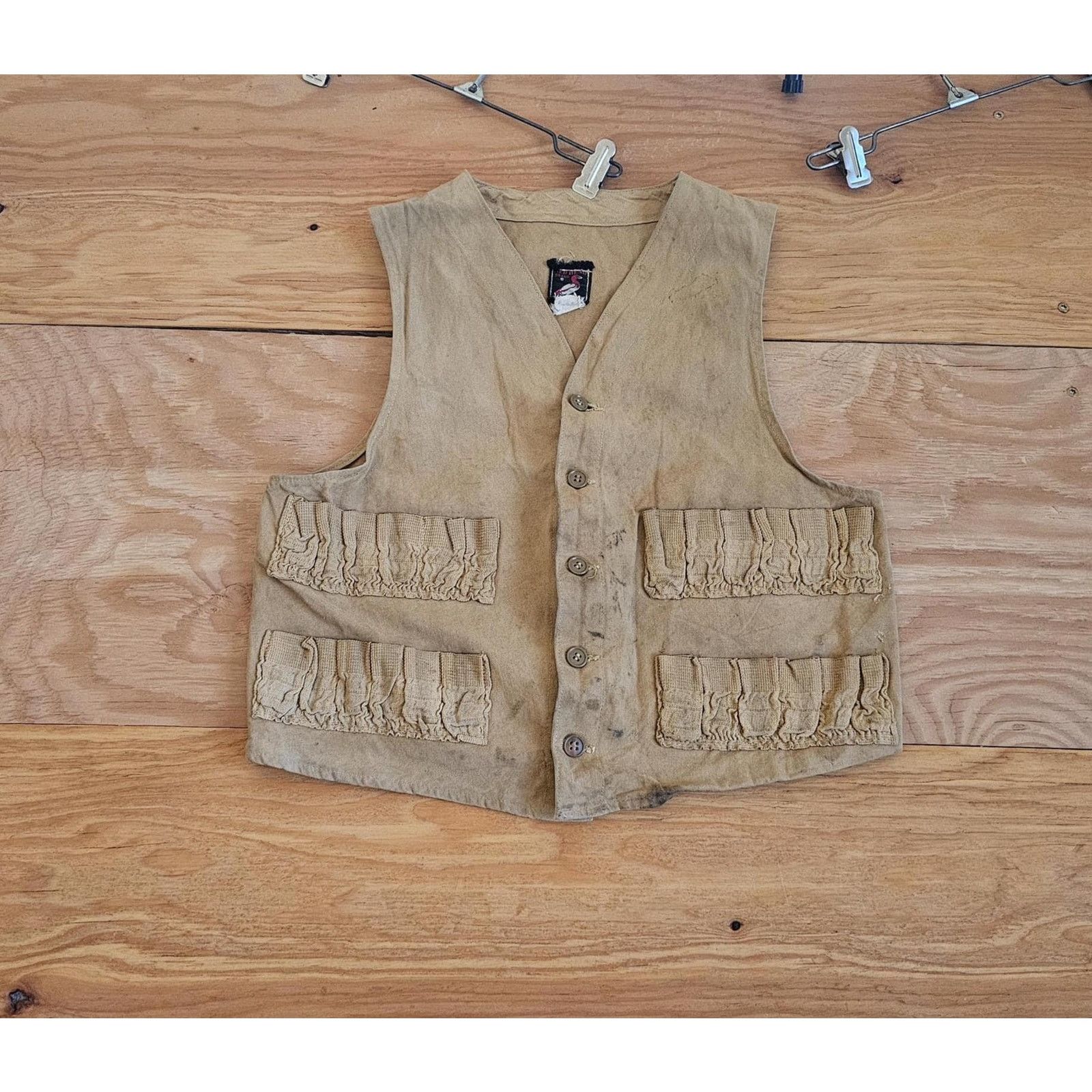 Redhead Red Head Beige Hunting Shooting Vest Youth Size L? 60s Size US XS / EU 42 / 0 - 1 Thumbnail