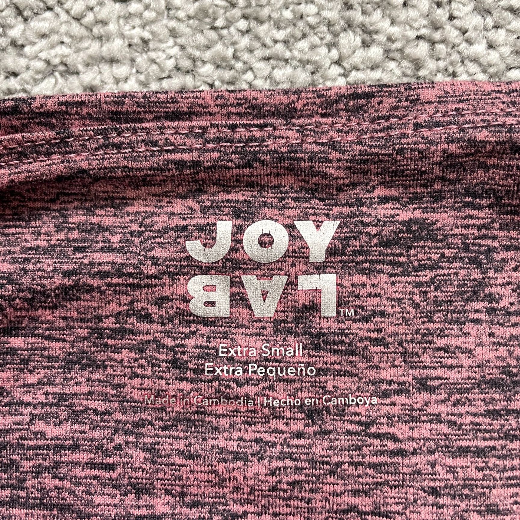 Vintage Joy Lab Active Compression Leggings Womens Small Pink High Rise Yoga Gym 26x23 Size 28" / US 6 / IT 42 - 5 Thumbnail