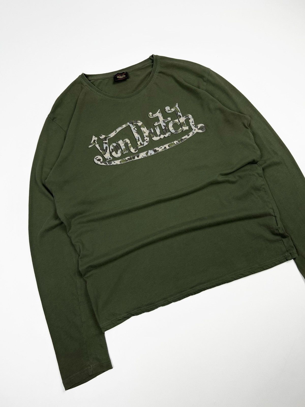 Ed Hardy × Oakley × Von Dutch Vintage Von Dutch Long Sleeve Big Central Logo Size US M / EU 48-50 / 2 - 2 Thumbnail