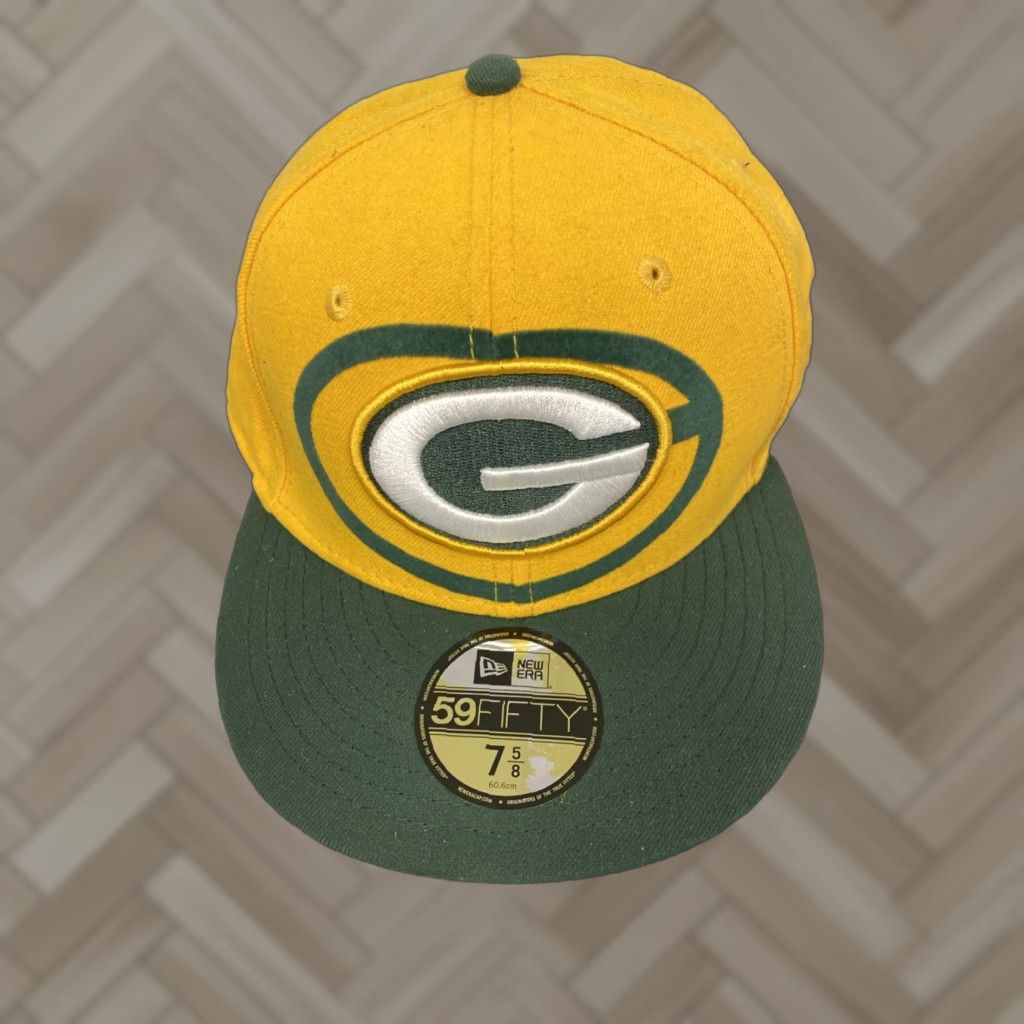 New Era New Era Green Bay Packers NFL 9Fifty Cap Hat Logo 7 5/8 Yellow Green/ 674 Size ONE SIZE - 1 Thumbnail