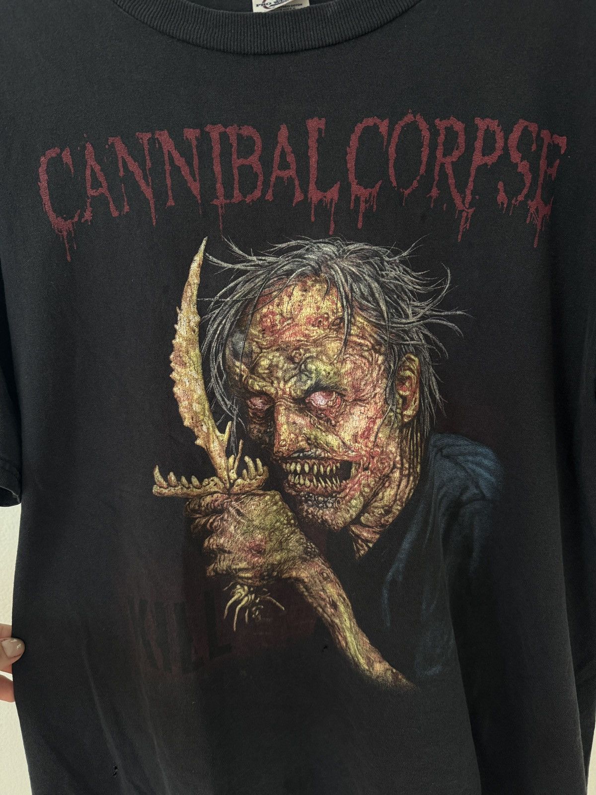 Vintage Vintage 2006 Cannibal Corpse Kill T-Shirt Size US L / EU 52-54 / 3 - 4 Thumbnail
