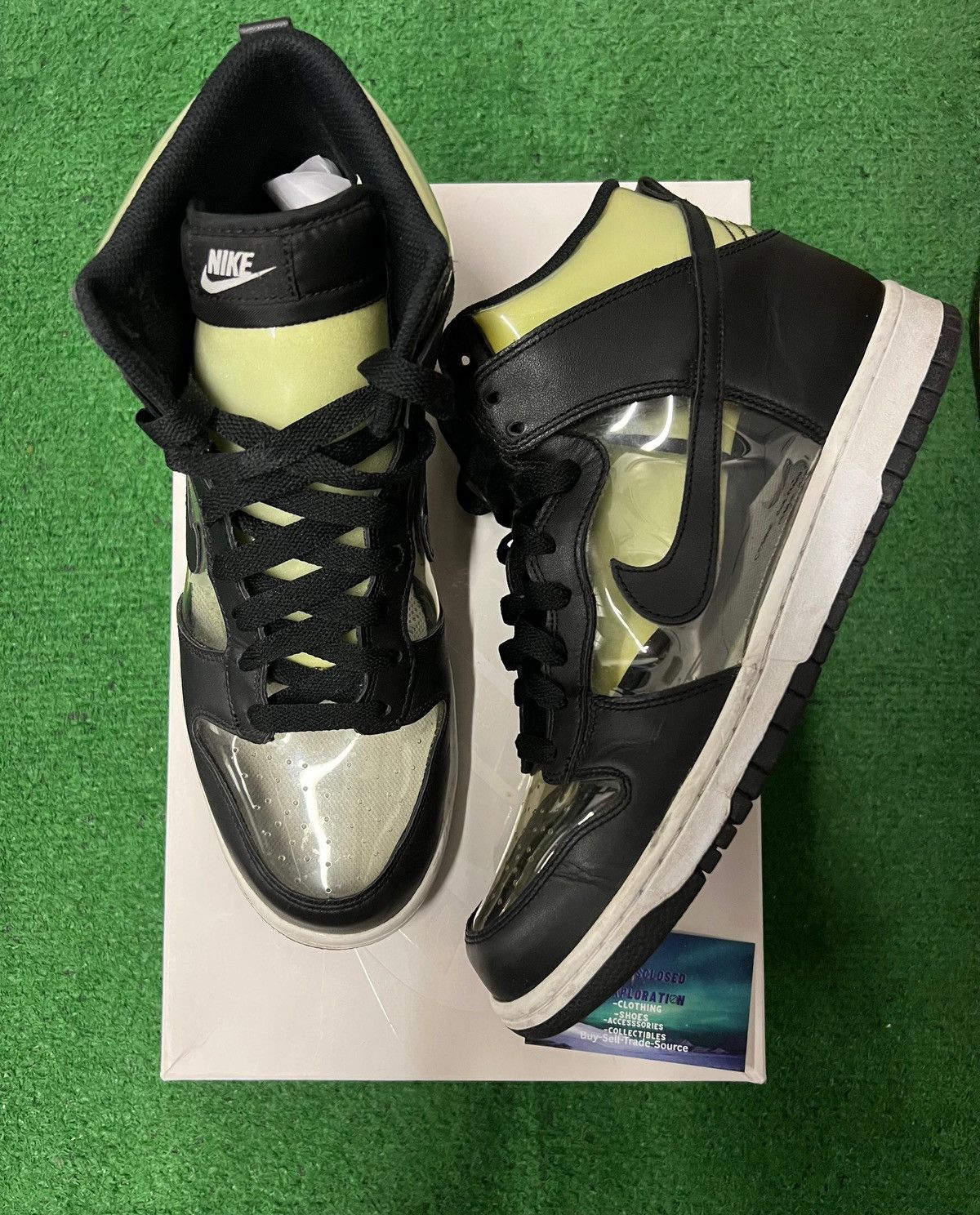 Comme des Garcons × Nike Nike x Comme Des Garçons Clear Dunk High Size US 11 / EU 44 - 1 Thumbnail