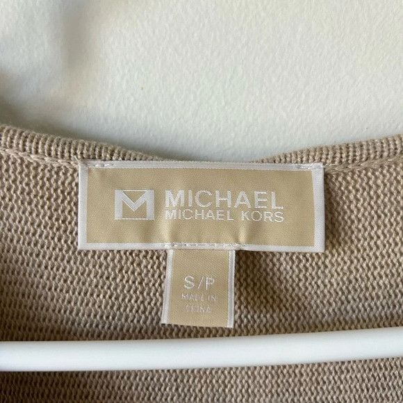Michael Kors Michael Kors Long Sleeve Light Brown Sweater Size S / US 4 / IT 40 - 5 Thumbnail