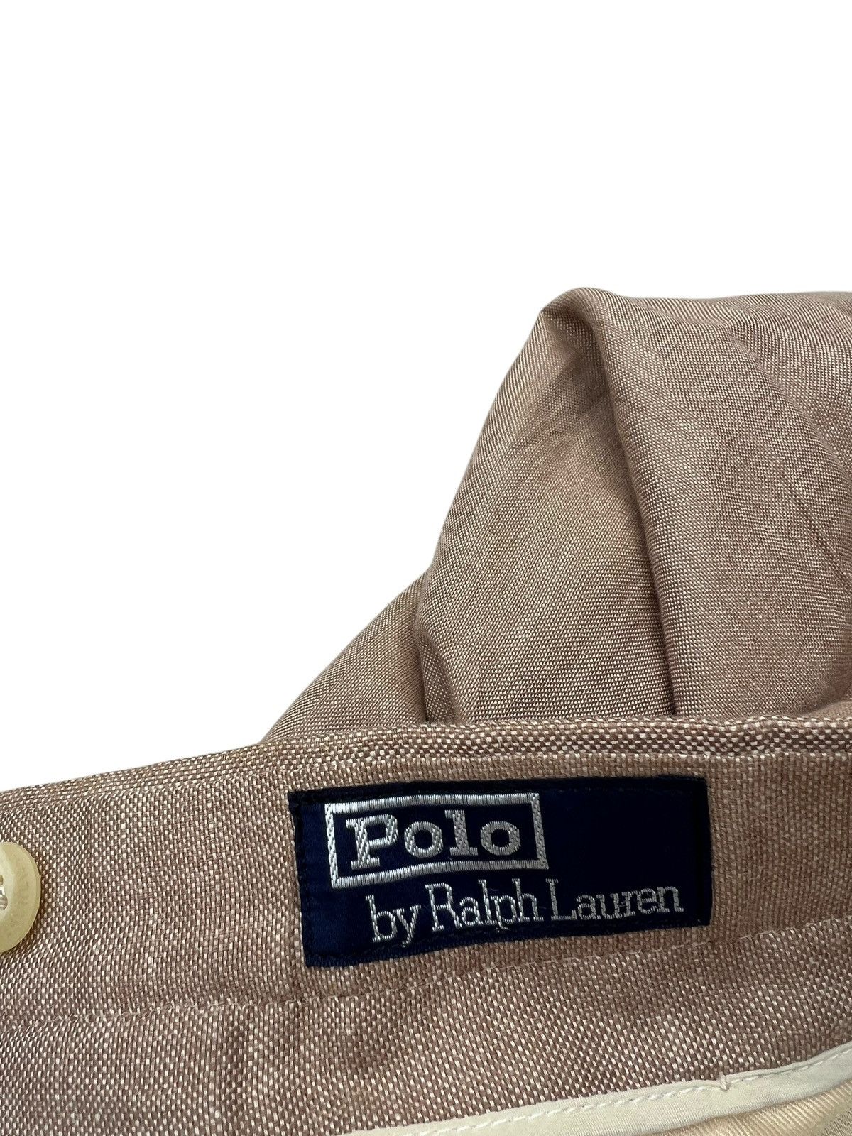 Polo Ralph Lauren Vintage 90s Polo by Ralph Lauren 100% Linen Trouser Pant Size US 33 - 20 Thumbnail