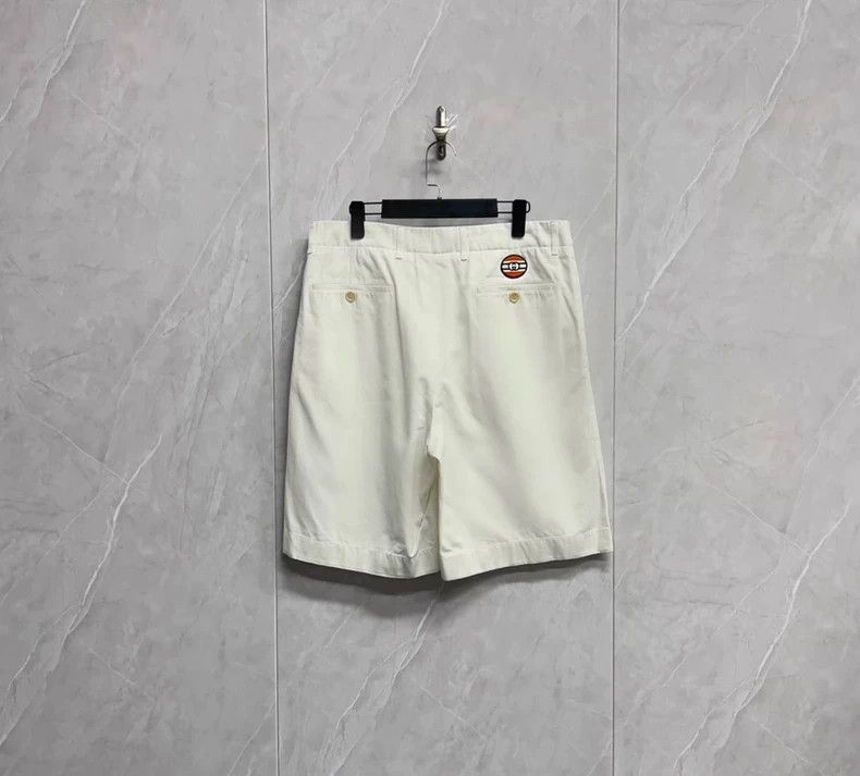 Gucci Gucci Logo Embroidered Denim Shorts Summer Size US 34 / EU 50 - 1 Thumbnail